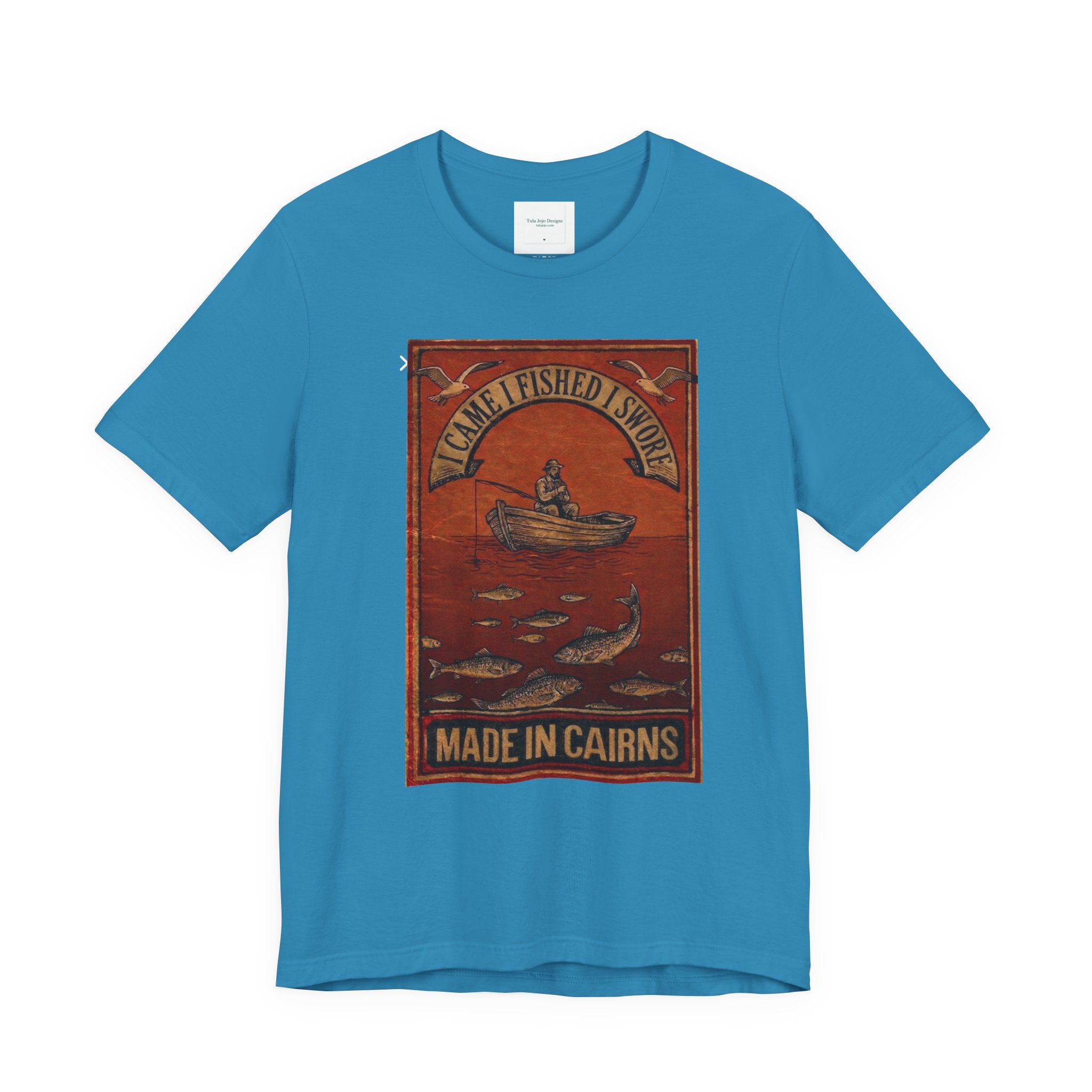 Unisex T Shirt Vintage Hawaiian Beach T‑Shirt — Sunset Palm Surf Graphic Tee