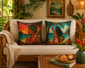 Hawaiian Sunset Lei Decorative Pillowcase