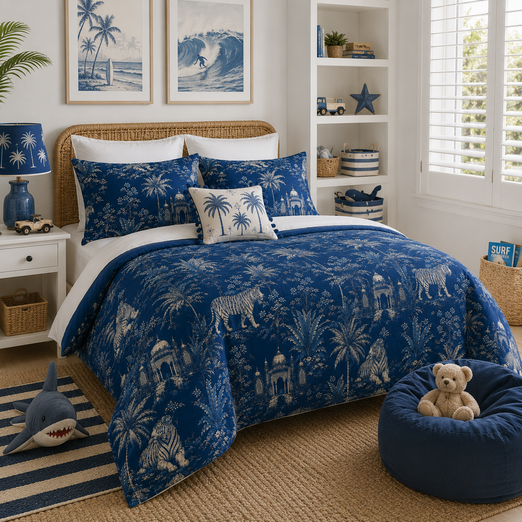 Canvas Wall Art - Indigo Surf