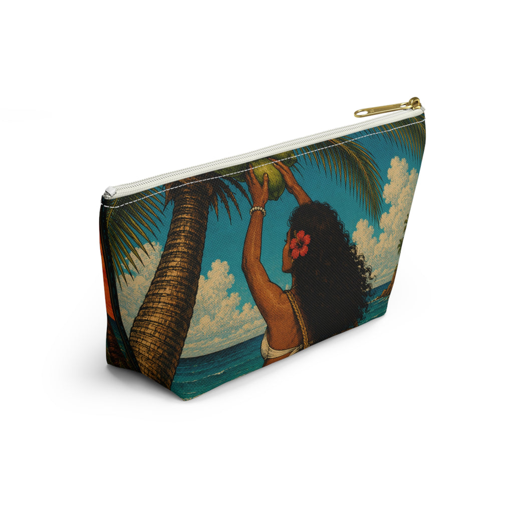 Travel Accessory Pouch — Tropical Hawaiian Print
