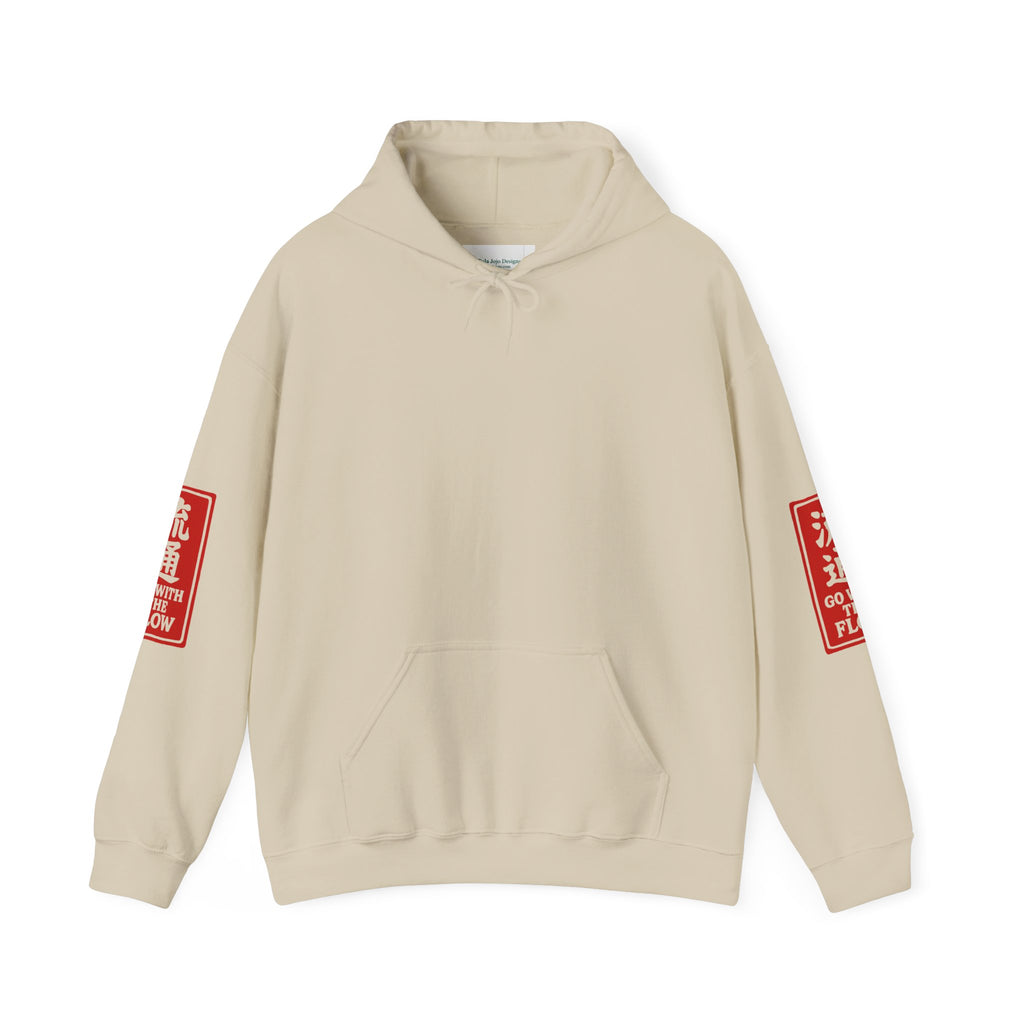 Unisex Hoodie — Vintage Japanese Ukiyo-e Wave & Man Graphic Hooded Sweatshirt