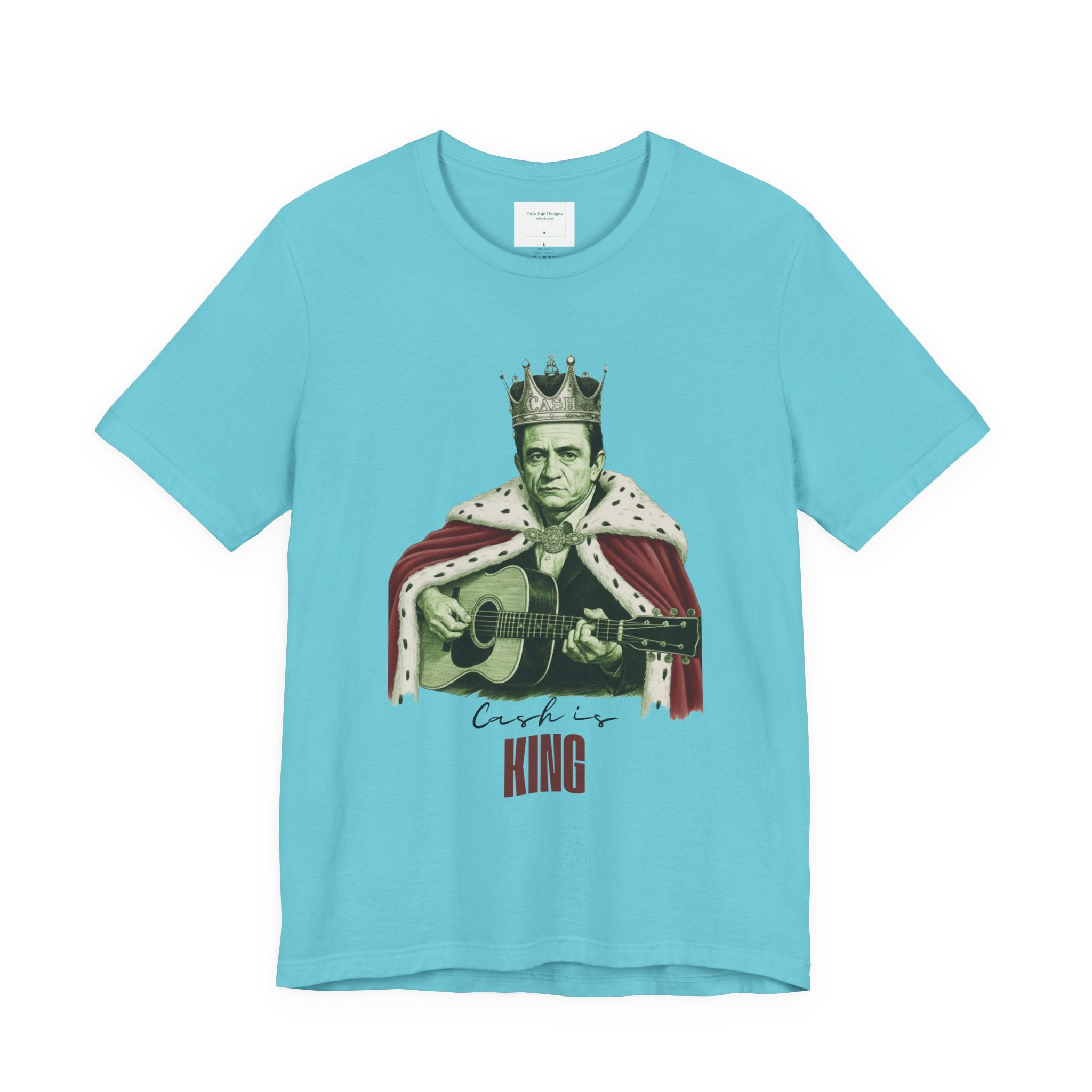 Unisex T Shirt Cash is King  — Vintage Guitar King Graphic Tee