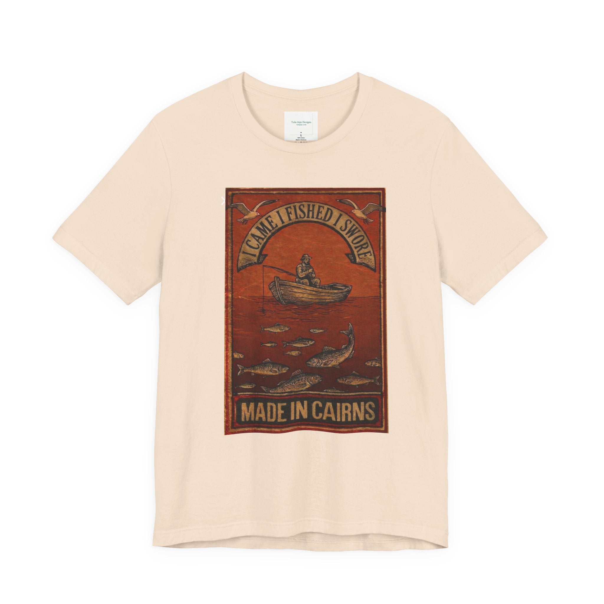 Unisex T Shirt Vintage Hawaiian Beach T‑Shirt — Sunset Palm Surf Graphic Tee