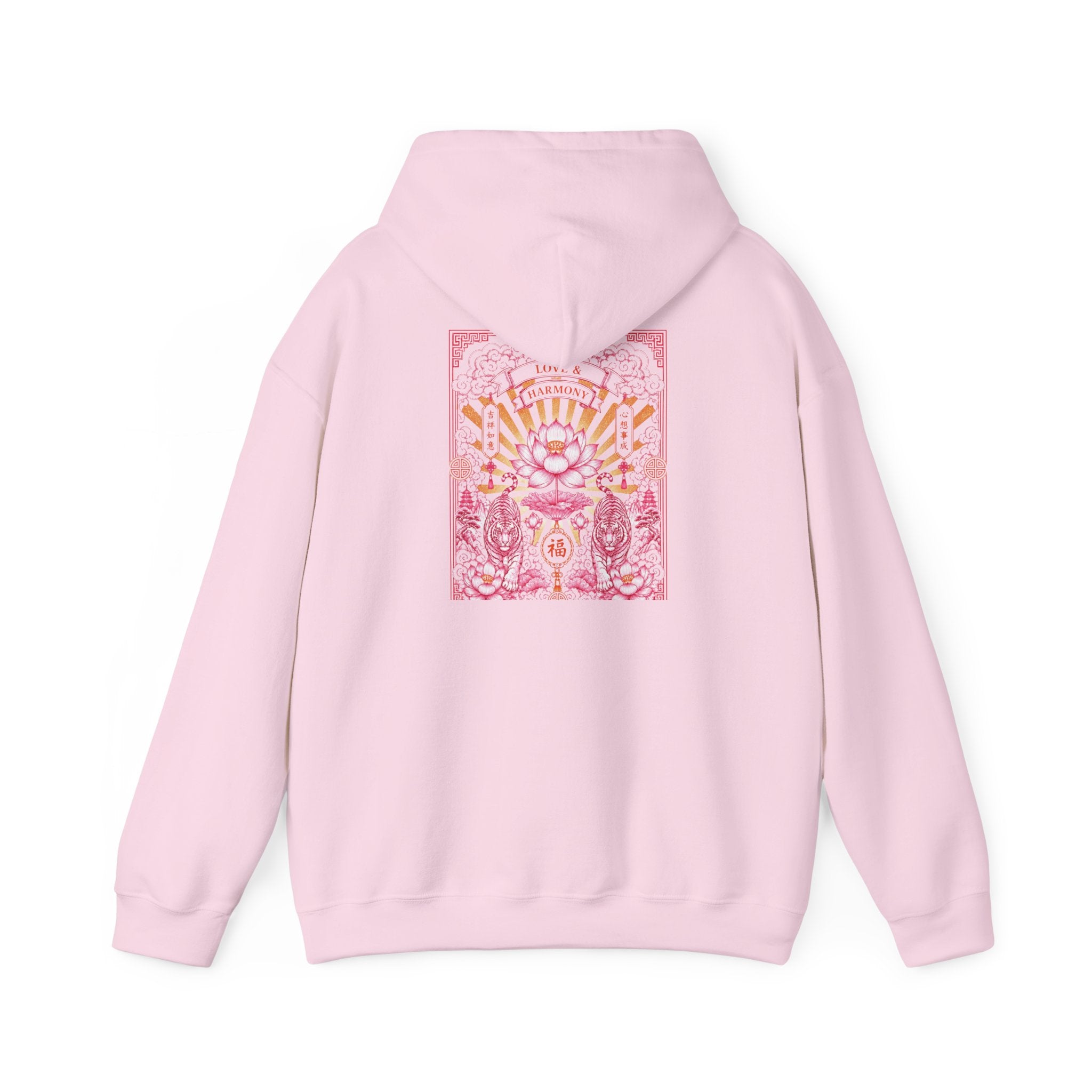 Psychedelic Cat Hoodie — Pink Cosmic Cat Art Sweatshirt