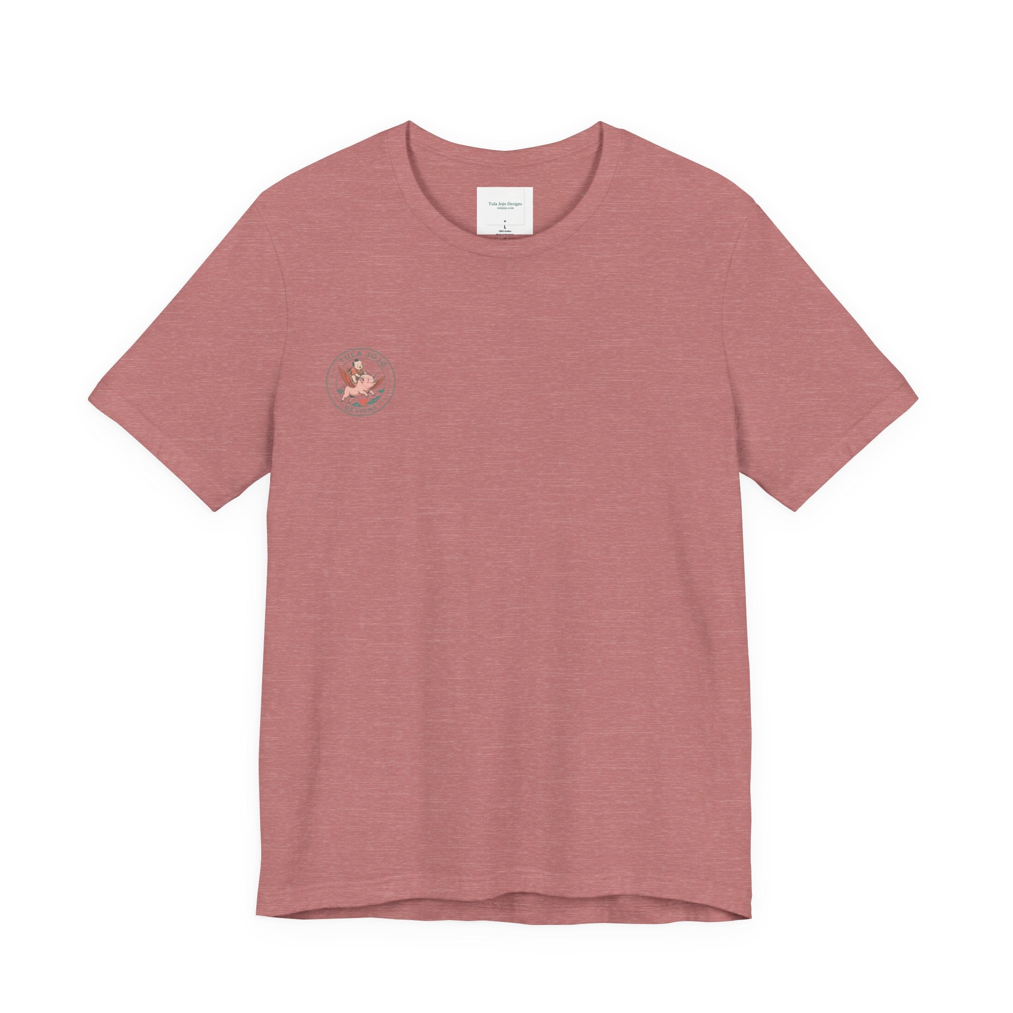 Unisex T Shirt Meditation  — “The Only Way Out Is In” Lotus Buddha