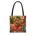 Island Story - Vintage Tropical Island Tote Bag