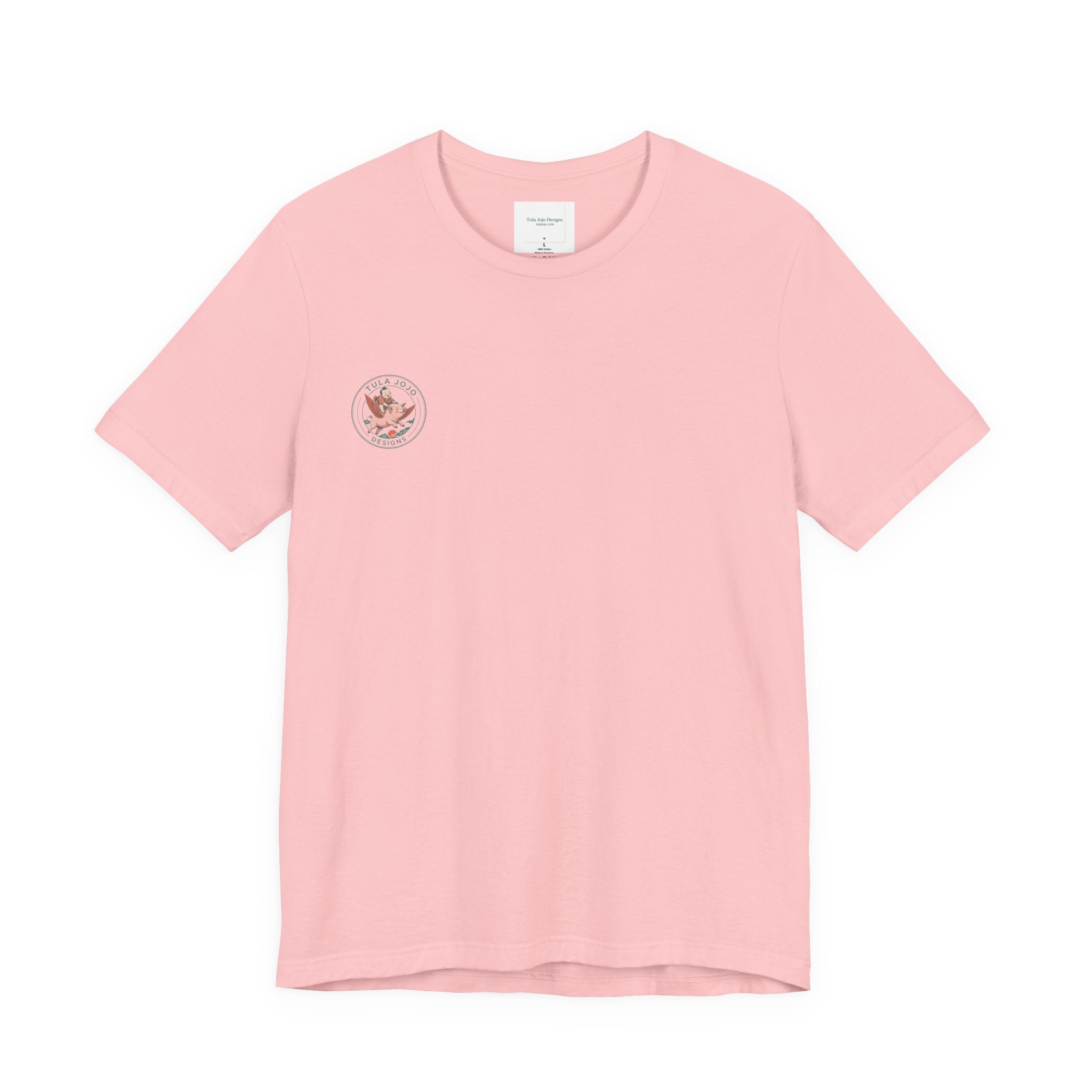 Unisex T Shirt Meditation  — “The Only Way Out Is In” Lotus Buddha