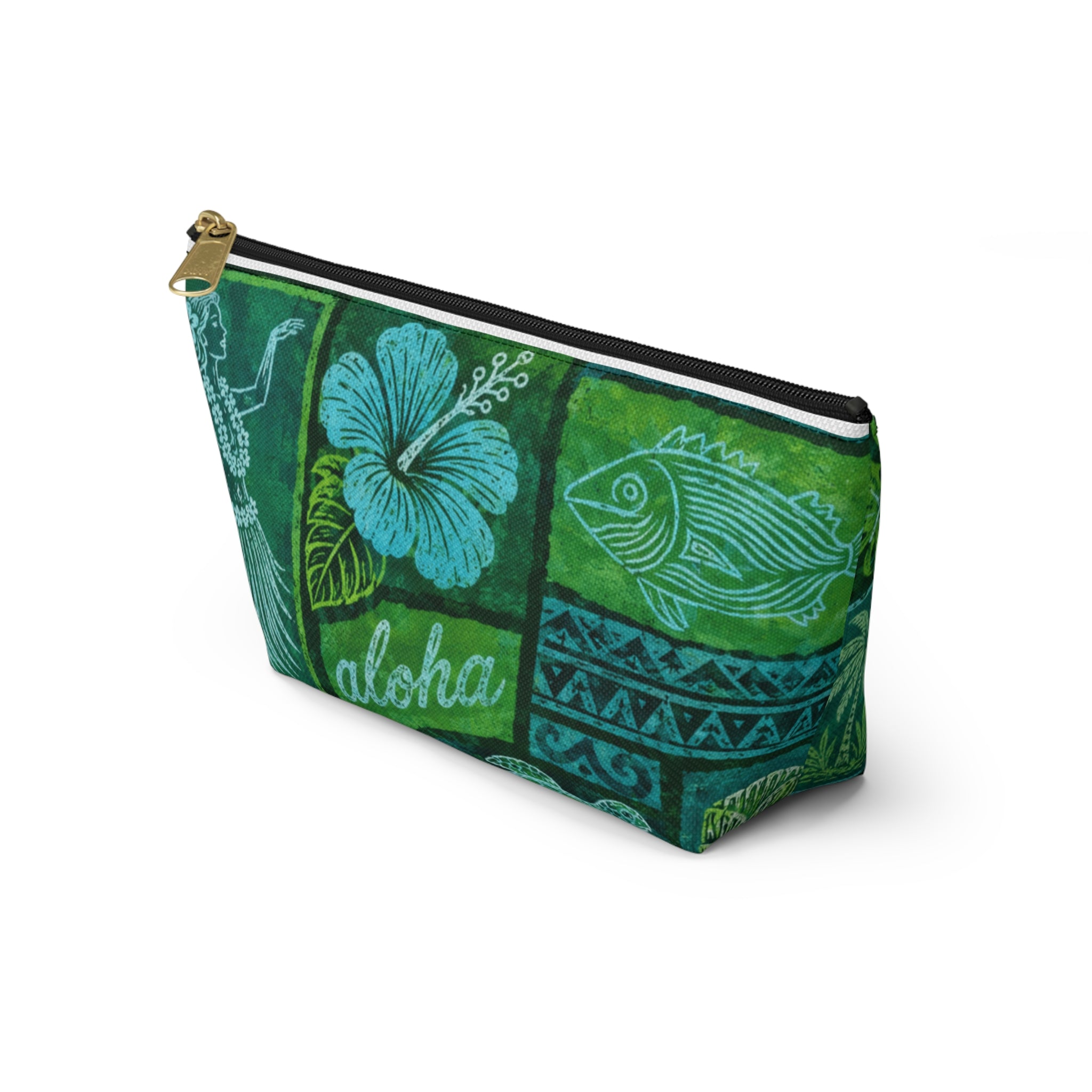Travel Accessory Pouch — Tropical Hawaiian Print