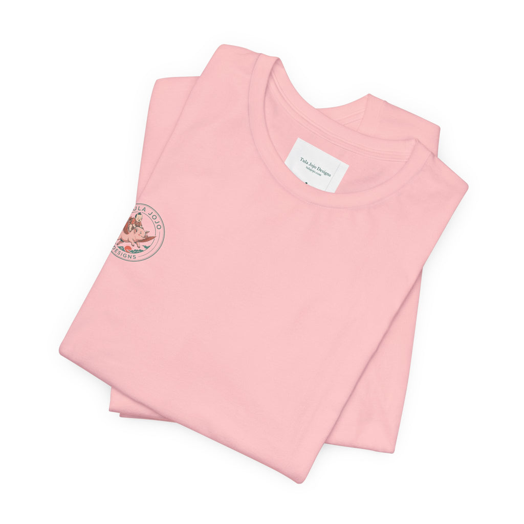 Unisex T Shirt Meditation  — “The Only Way Out Is In” Lotus Buddha