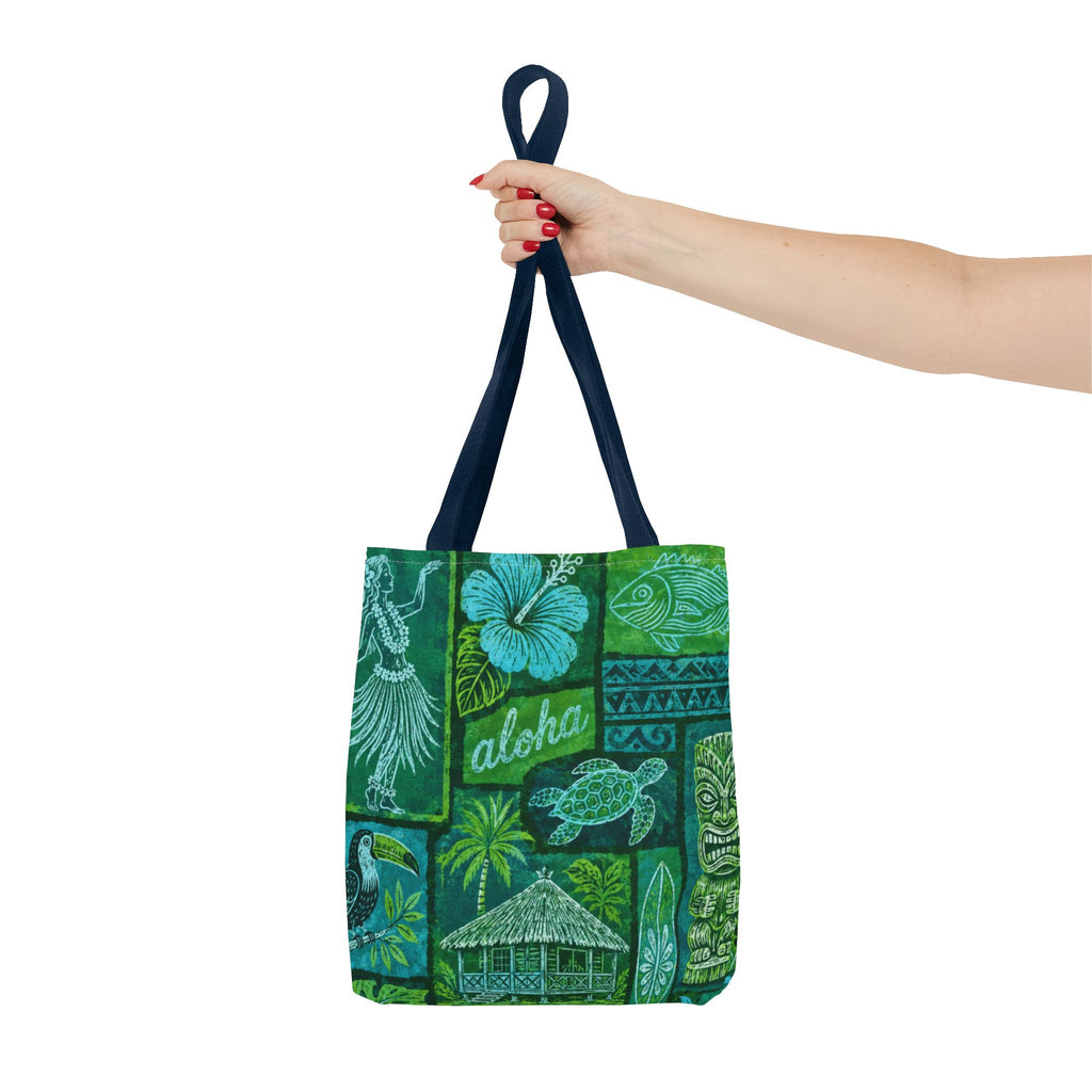 Tote Bag — Vintage Tropical Hawaiian Print