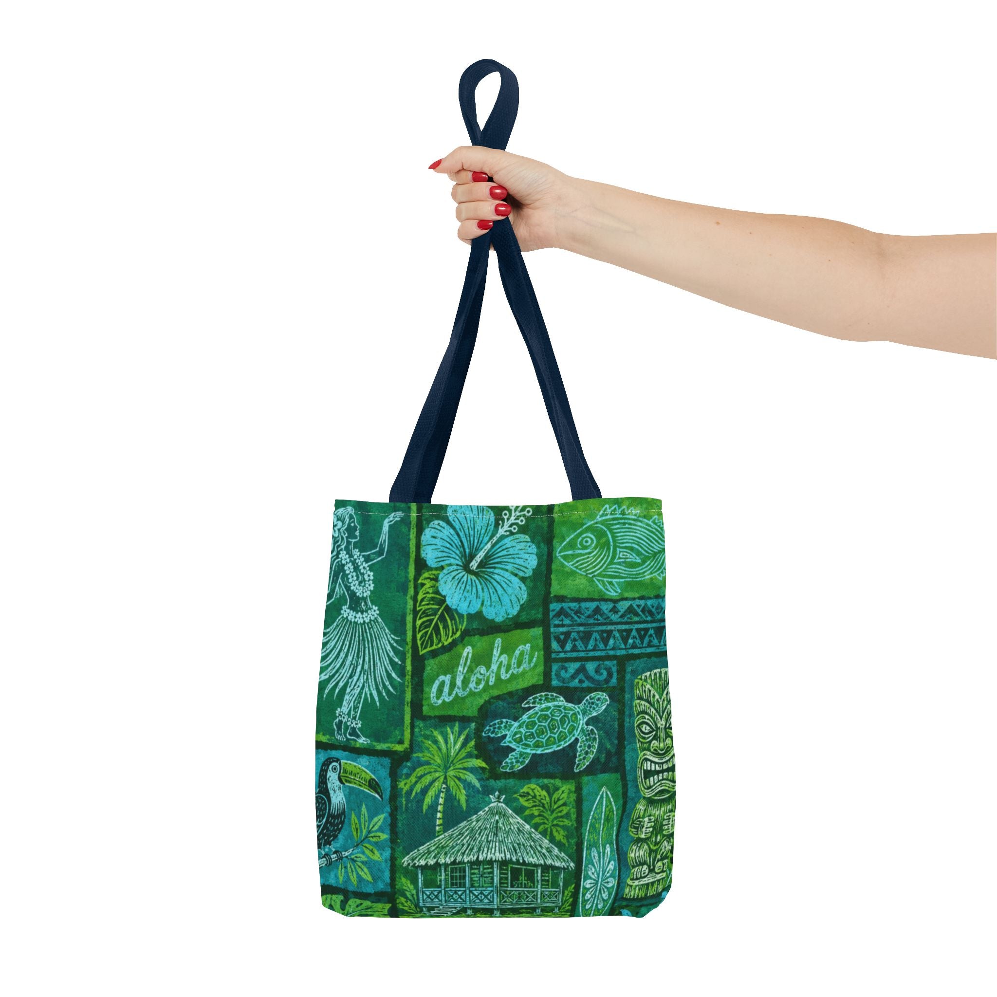 Tote Bag — Vintage Tropical Hawaiian Print