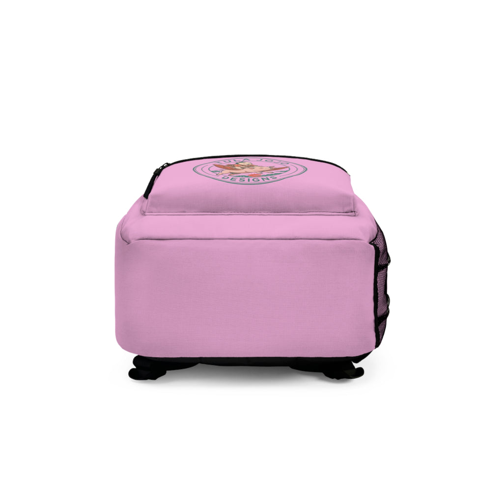 Backpack Cute Flying Pig Graphic  — Kid-Friendly Pink School Bag (Tula Jojo Designs)