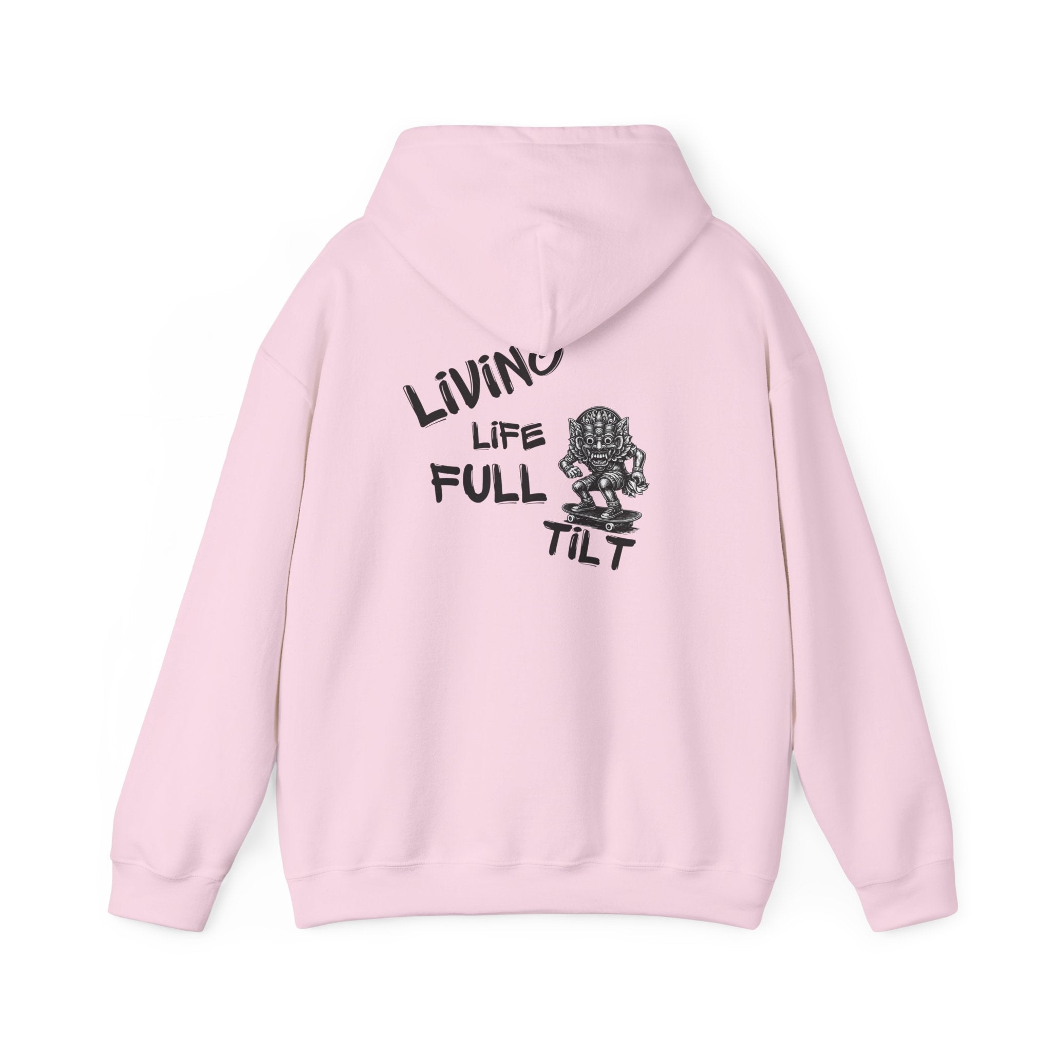 Unisex Hoodie - Living Life Full Tilt Skateboard Graphic Pullover