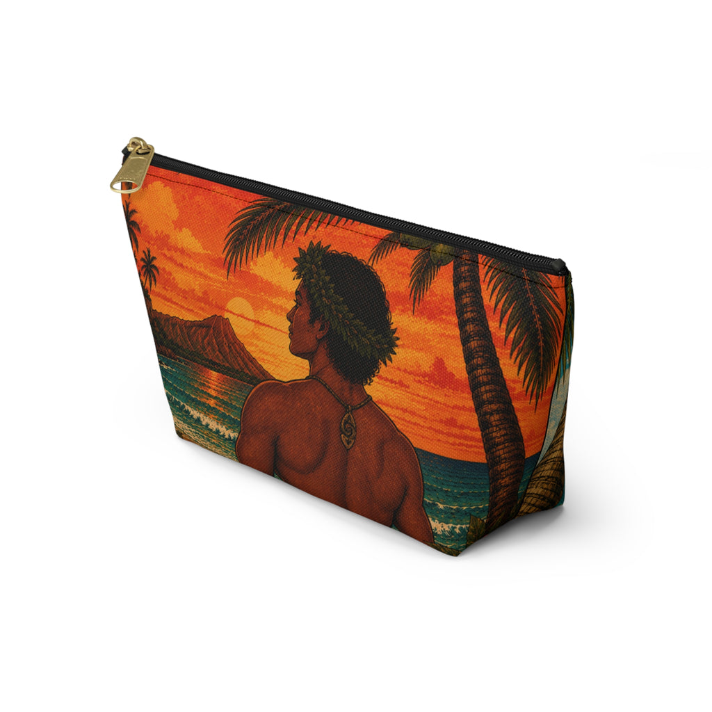 Travel Accessory Pouch — Tropical Hawaiian Print