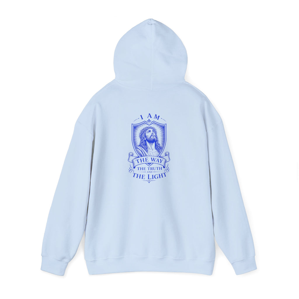 Unisex Hoodie — "The Way, The Truth, The Light" Christian Faith Pullover