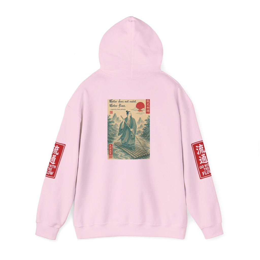 Unisex Hoodie — Vintage Japanese Ukiyo-e Wave & Man Graphic Hooded Sweatshirt
