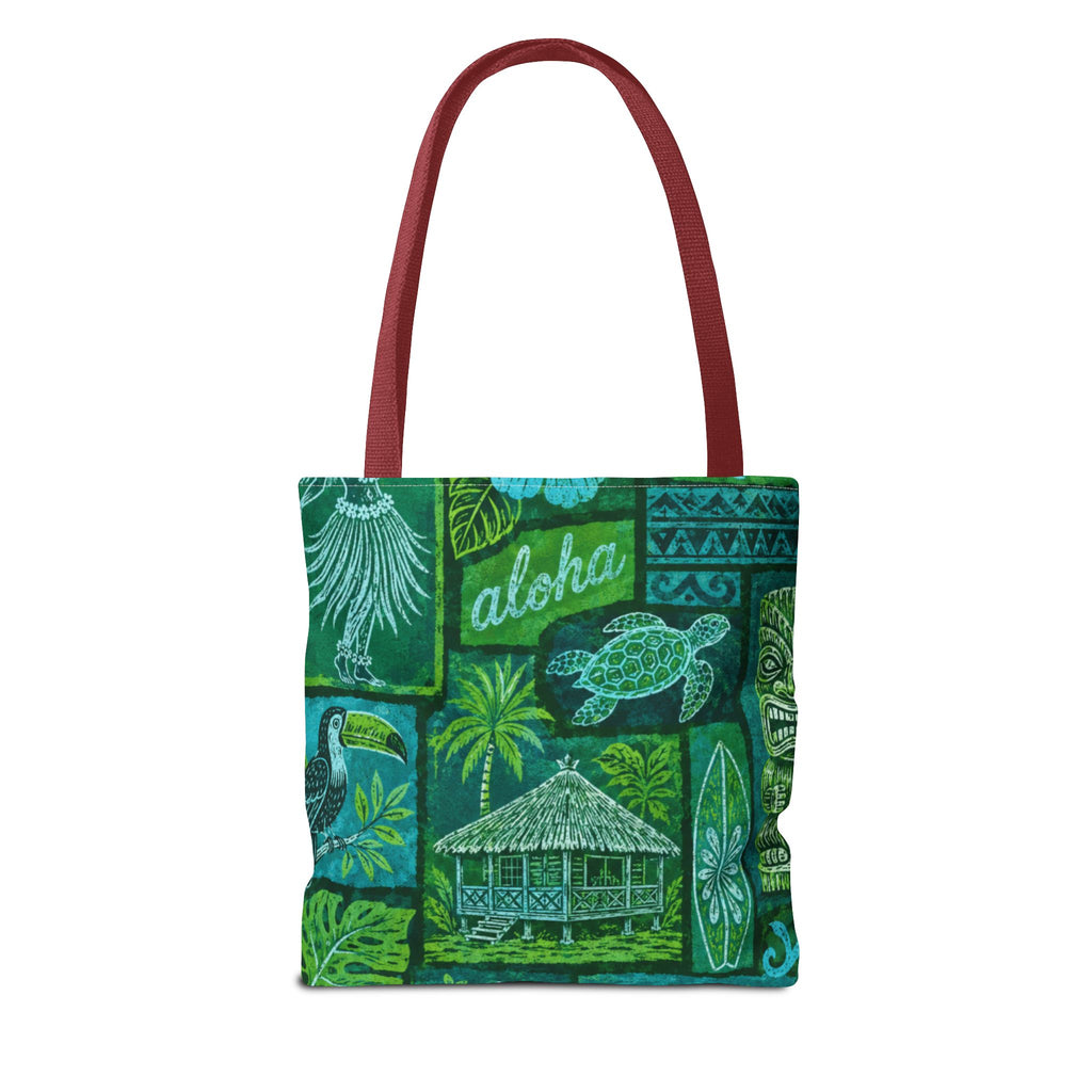 Tote Bag — Vintage Tropical Hawaiian Print