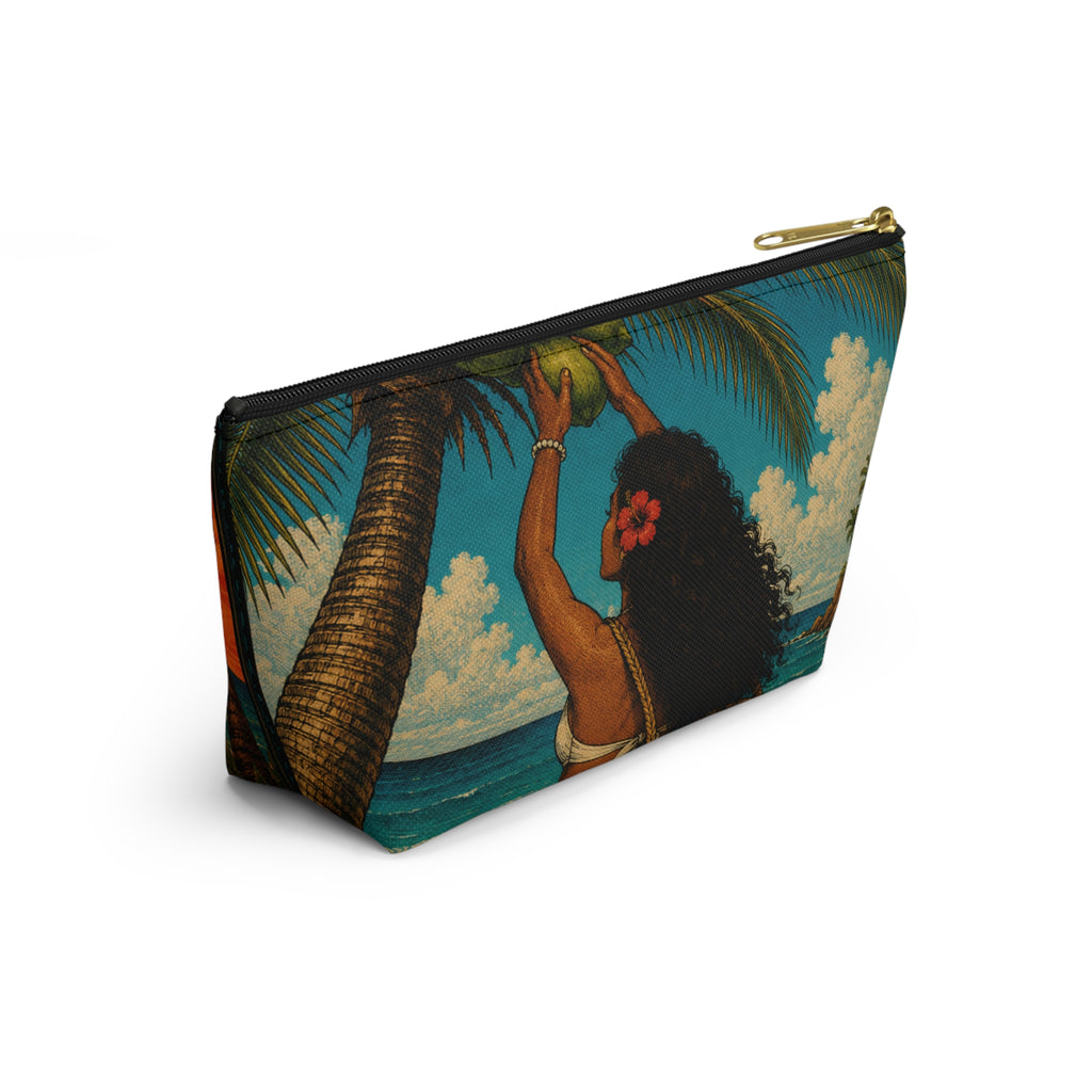Travel Accessory Pouch — Tropical Hawaiian Print