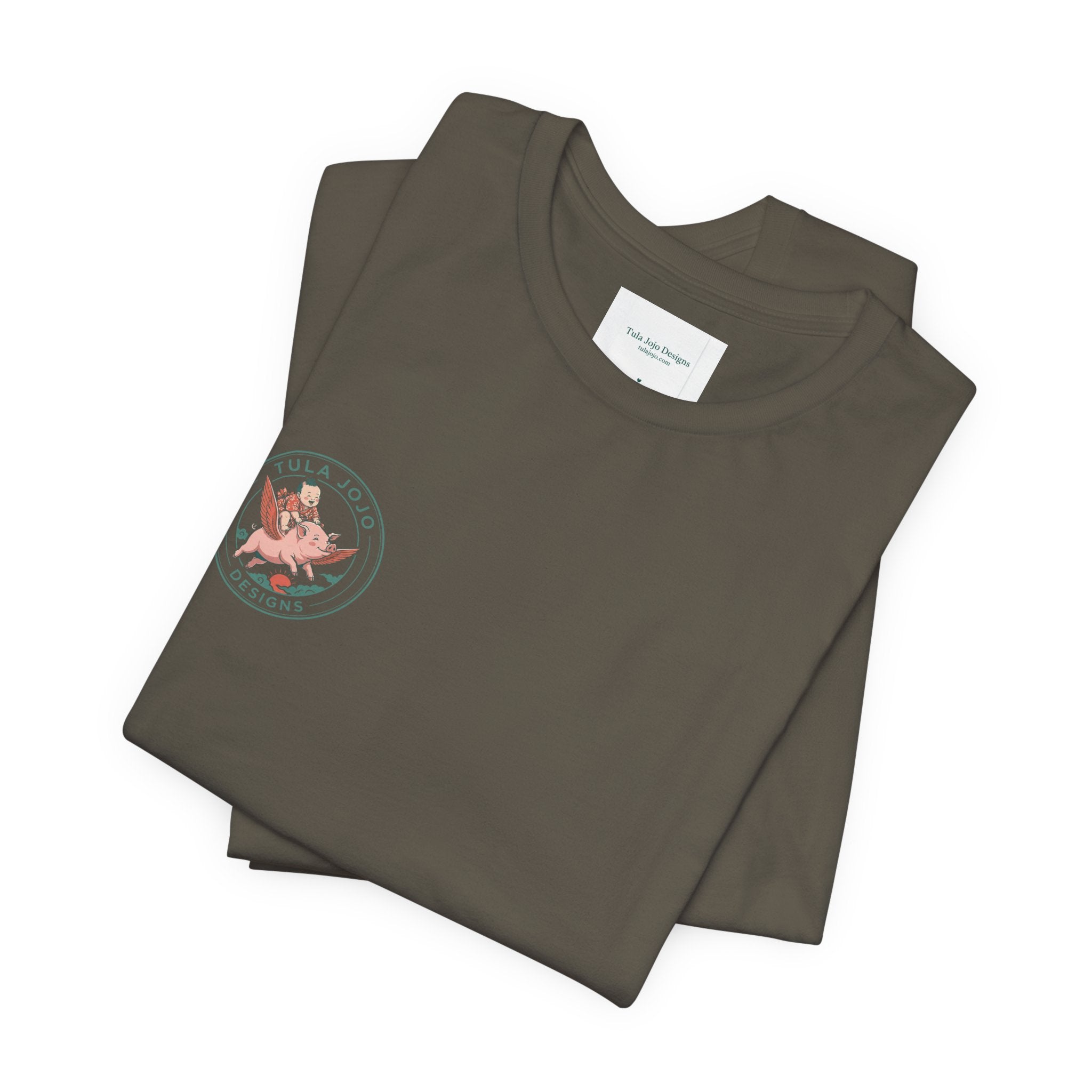 Unisex T Shirt Meditation  — “The Only Way Out Is In” Lotus Buddha