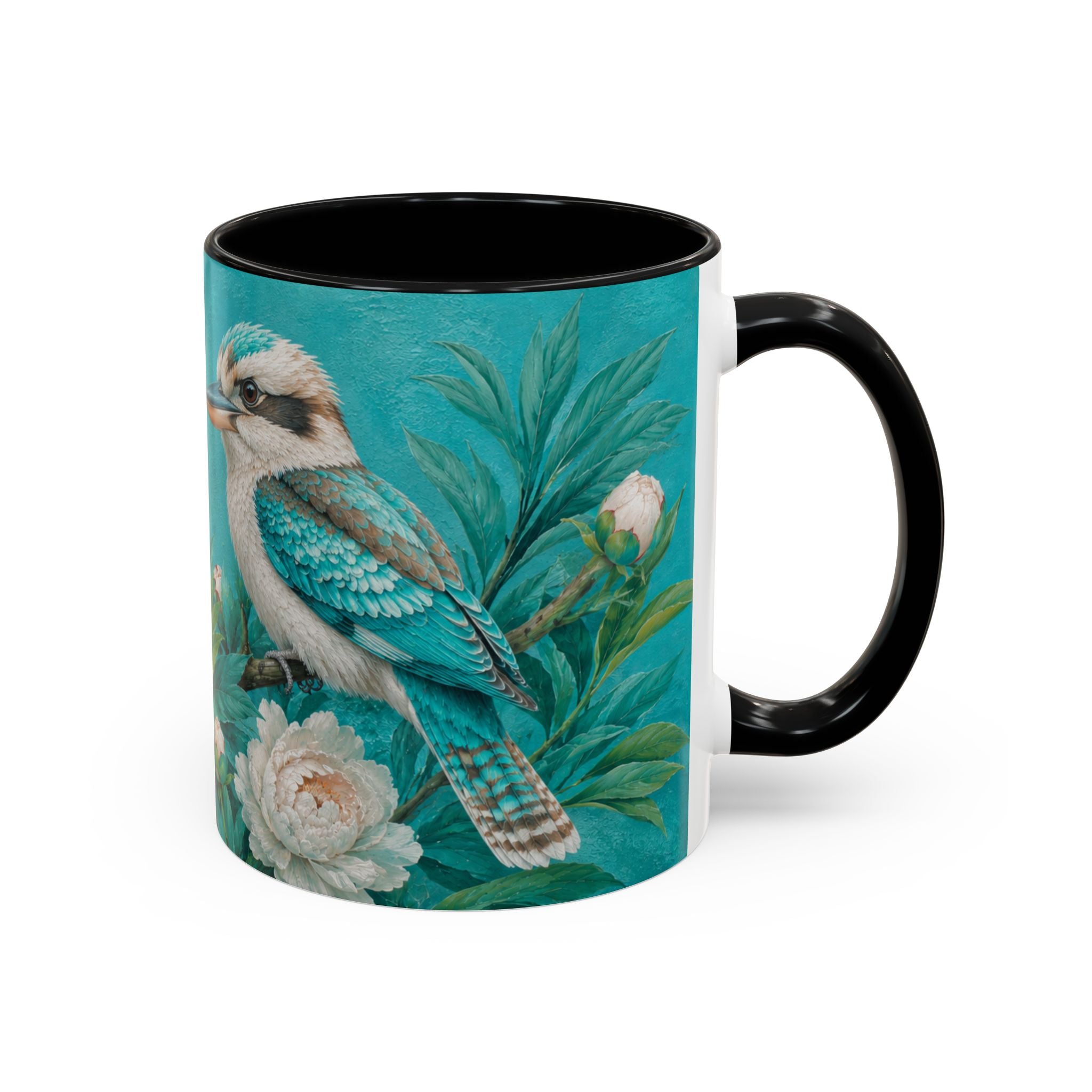 Coffee Mug   – Kookaburras in Turquoise Paradise Mug (11/15oz)