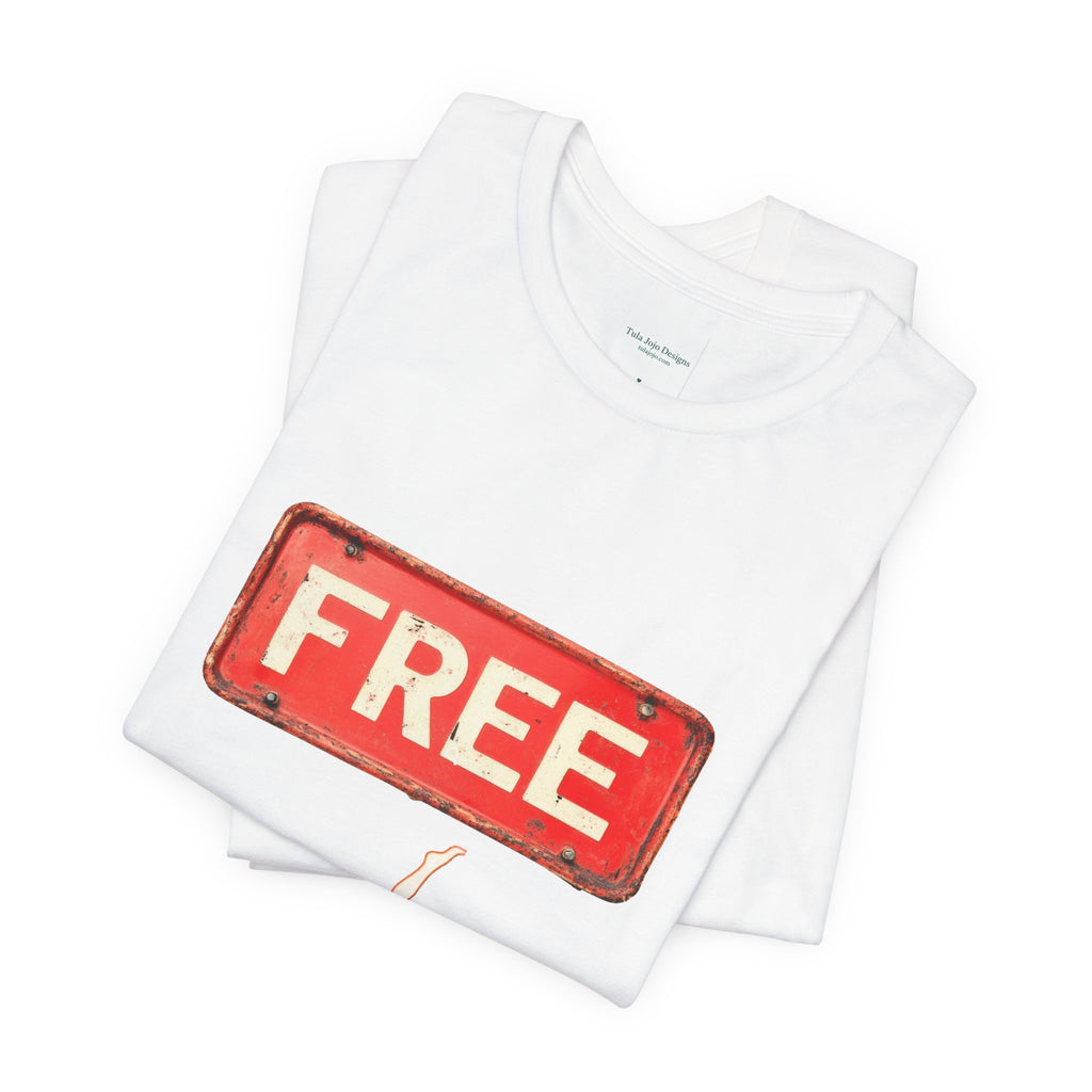 Unisex T‑Shirt Free Diving — Vintage Sign Graphic Tee