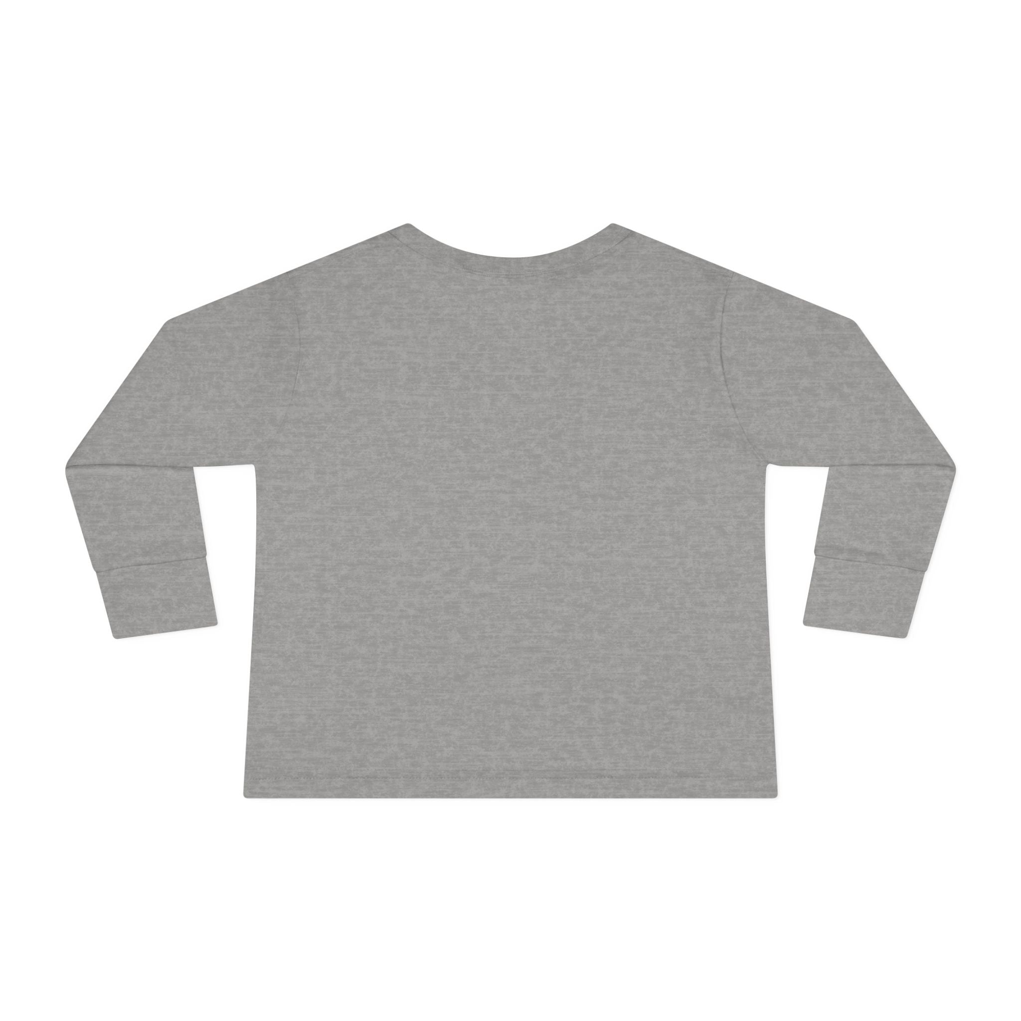 Toddler Long Sleeve Tee — Kawaii Ukiyo-e Crane Ride with Rising Sun
