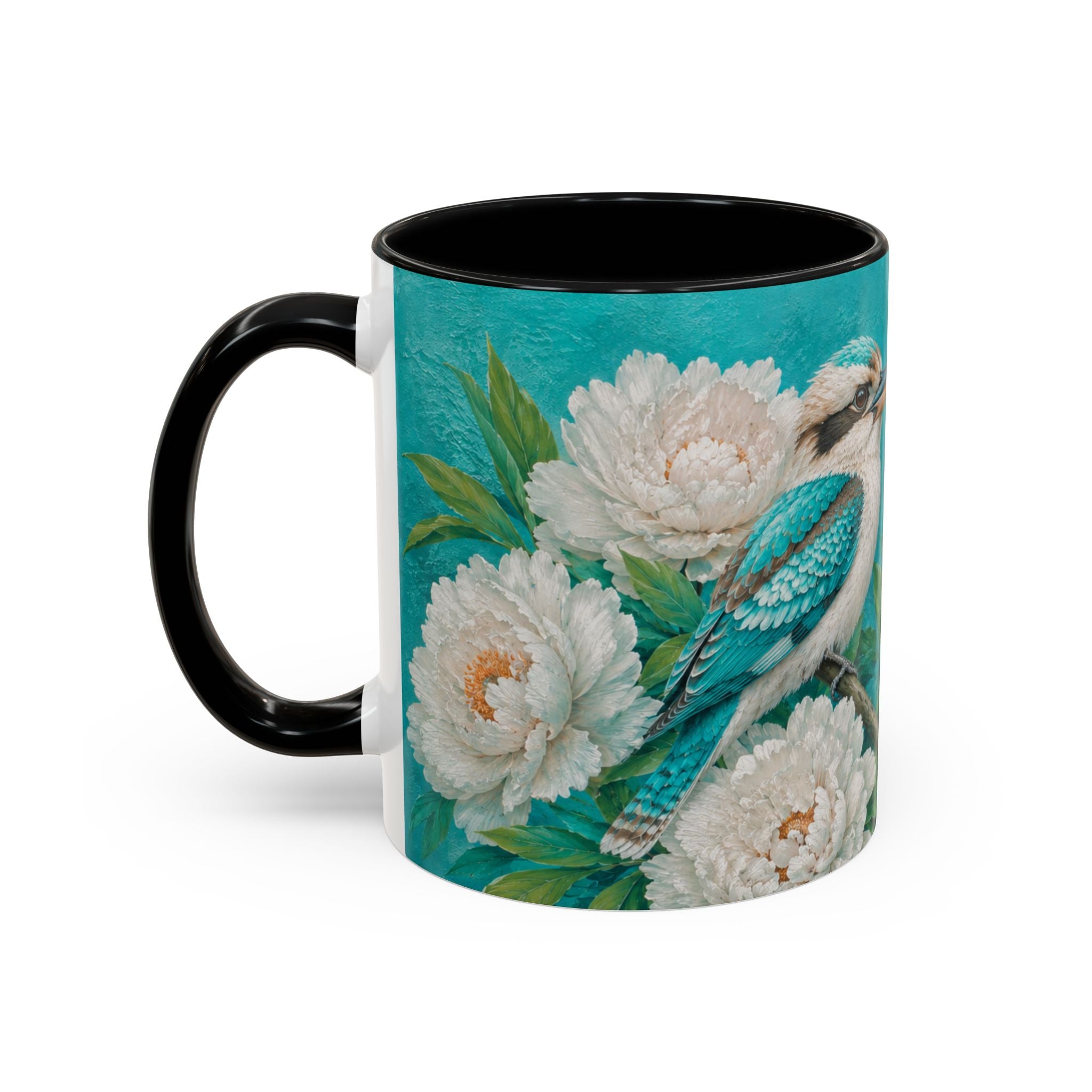 Coffee Mug   – Kookaburras in Turquoise Paradise Mug (11/15oz)