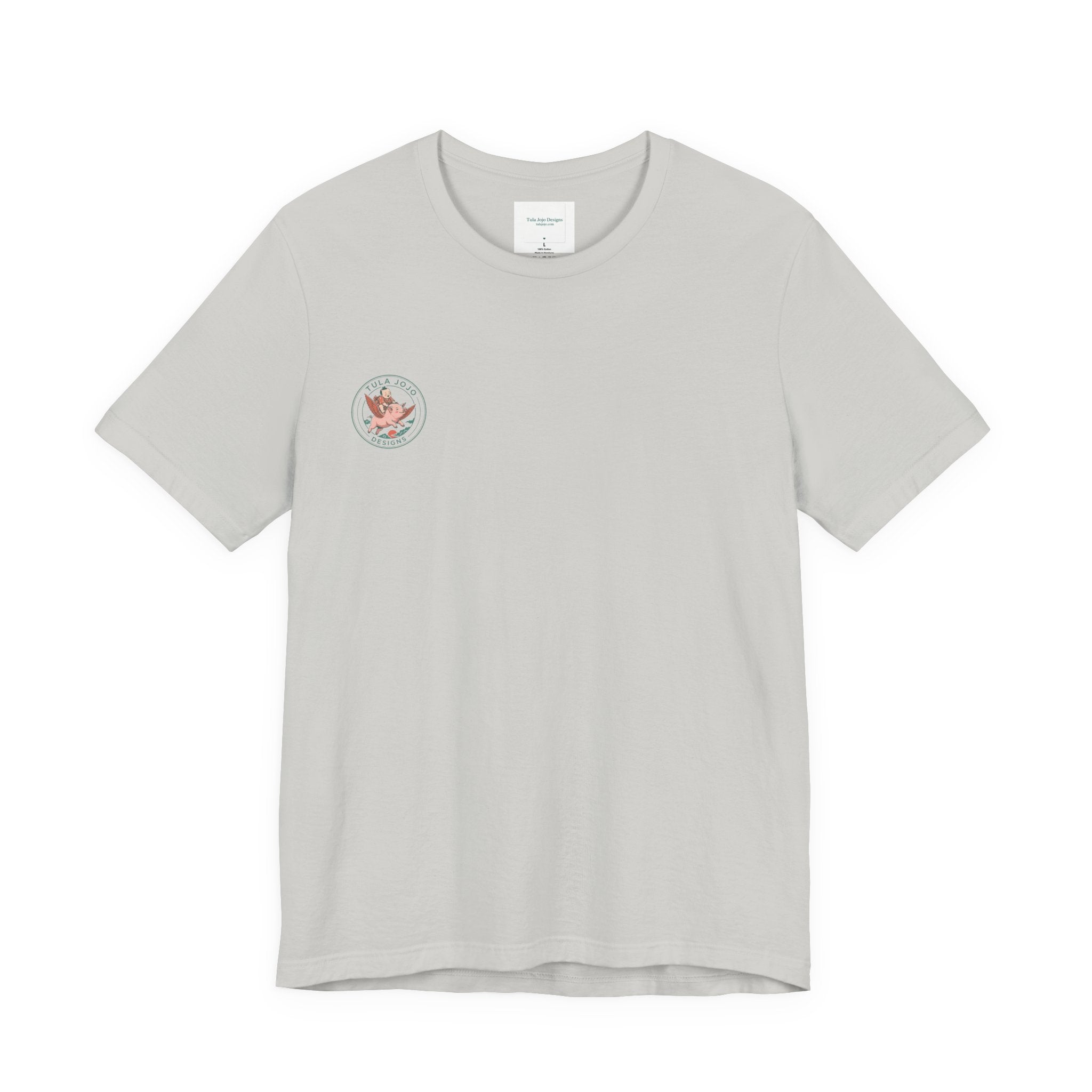 Unisex T Shirt Meditation  — “The Only Way Out Is In” Lotus Buddha