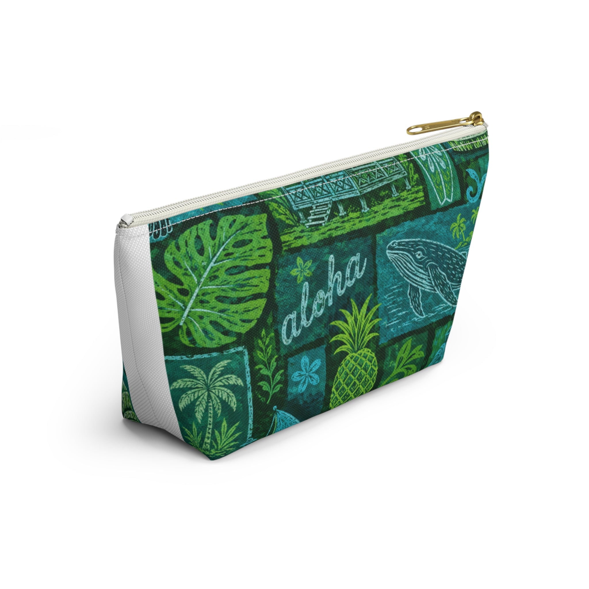 Travel Accessory Pouch — Tropical Hawaiian Print