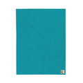 Velveteen Plush Turquoise Blanket