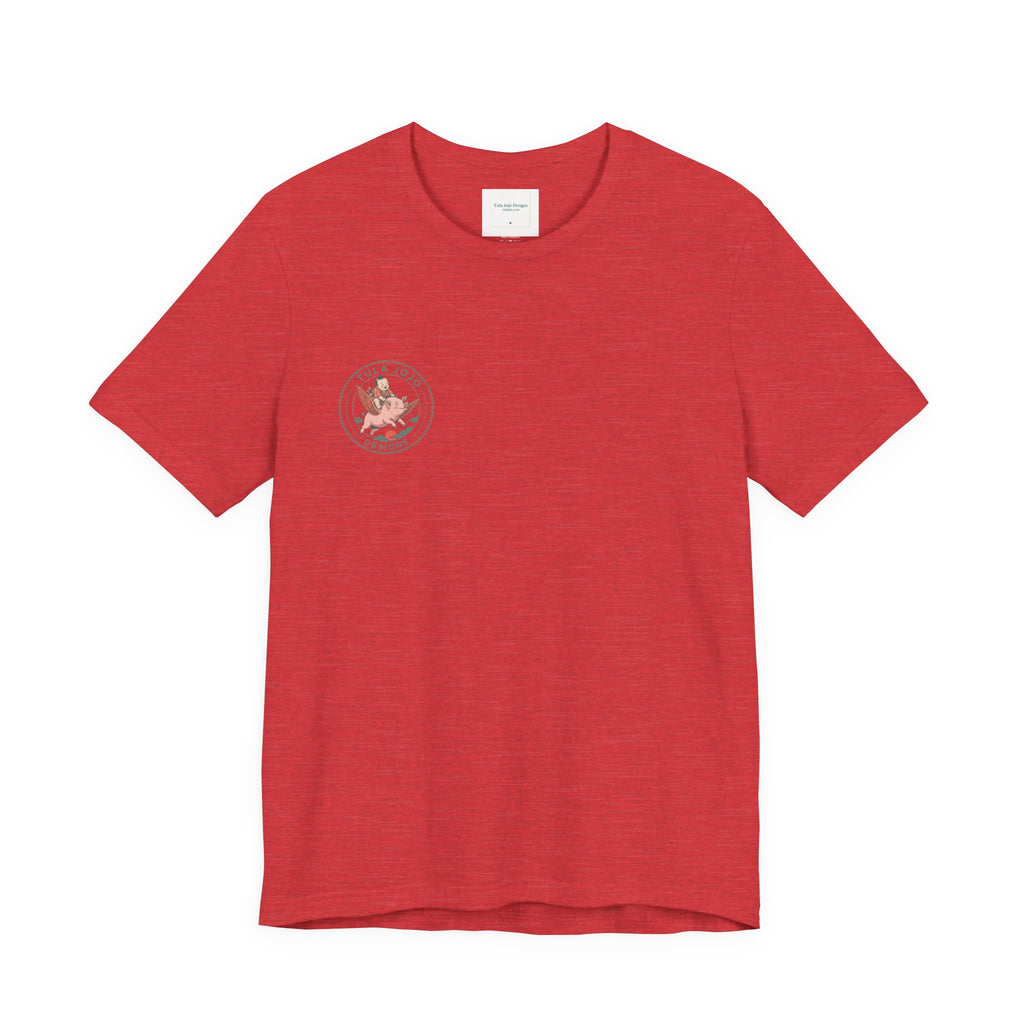 Unisex T Shirt Meditation  — “The Only Way Out Is In” Lotus Buddha