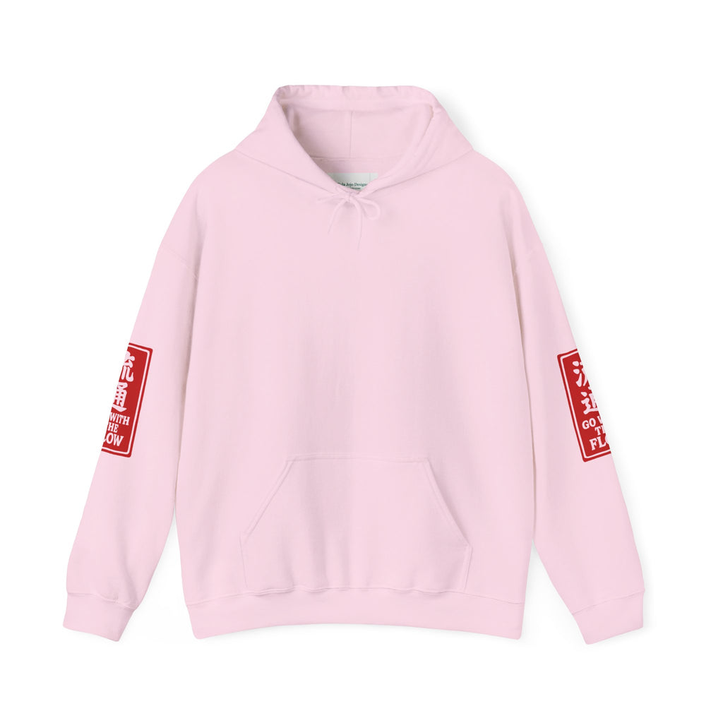 Unisex Hoodie — Vintage Japanese Ukiyo-e Wave & Man Graphic Hooded Sweatshirt