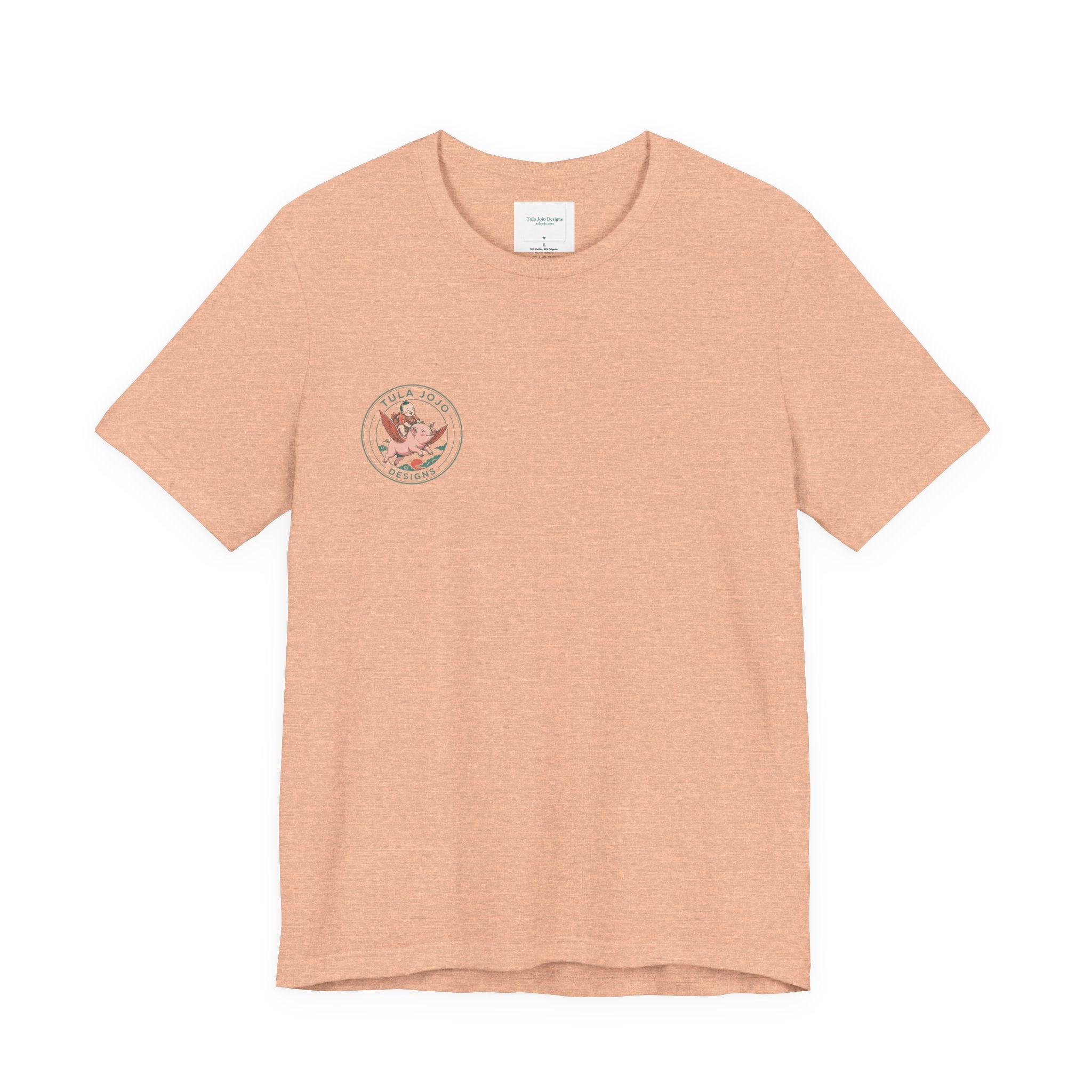 Unisex T Shirt Meditation  — “The Only Way Out Is In” Lotus Buddha