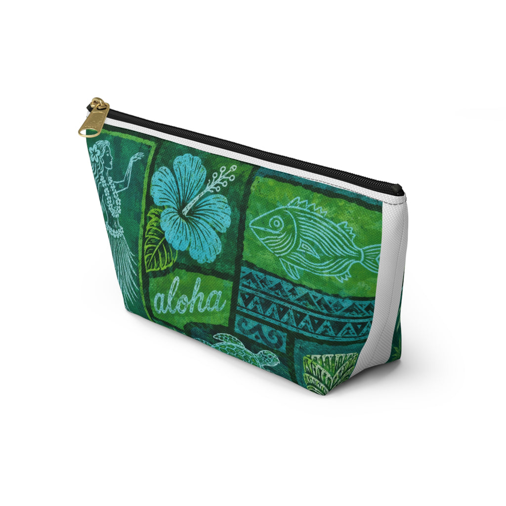 Travel Accessory Pouch — Tropical Hawaiian Print