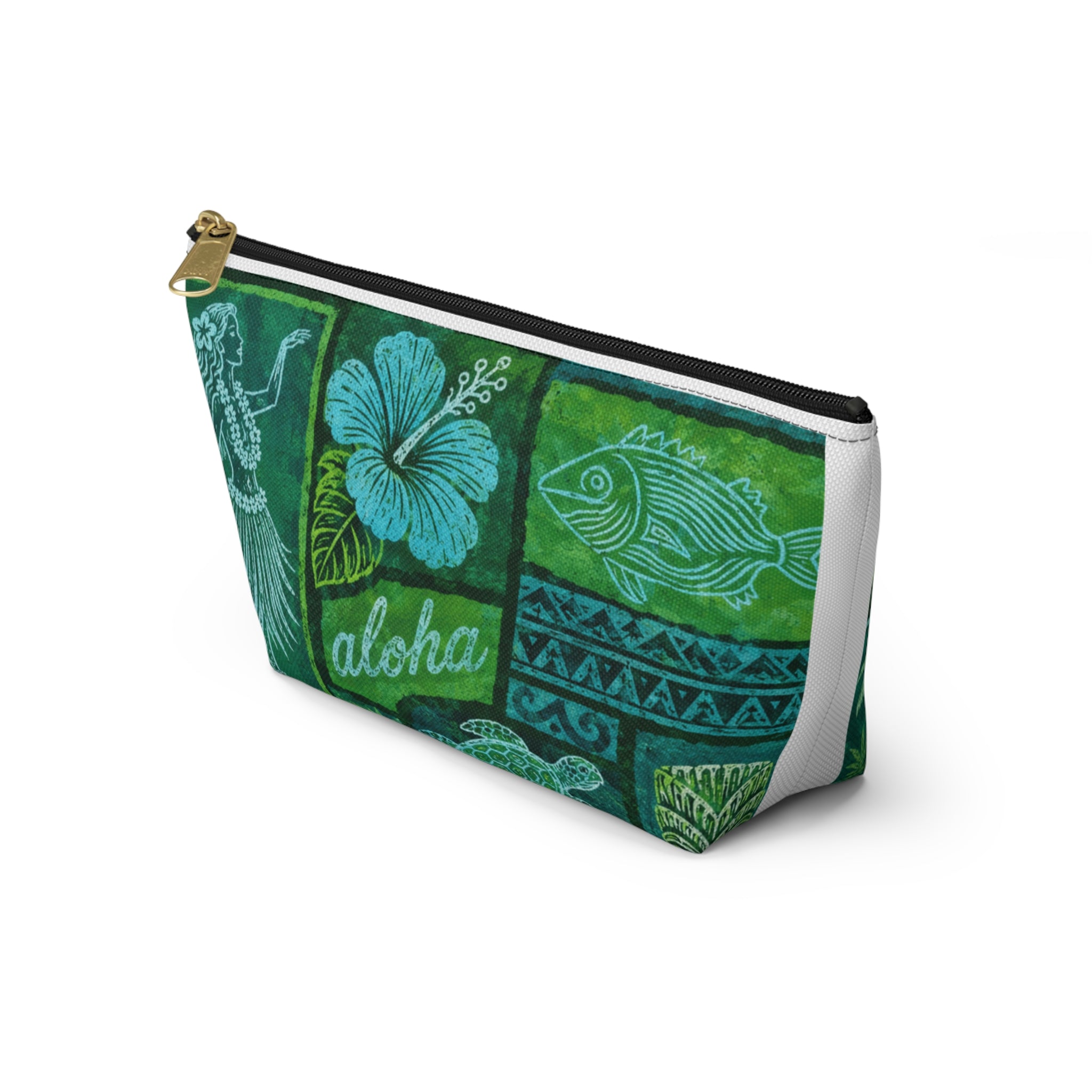 Travel Accessory Pouch — Tropical Hawaiian Print