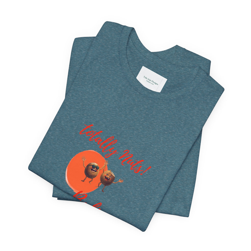 Unisex T-Shirt  'Totally Nuts! Bali' Tropical Coconut Graphic Tee