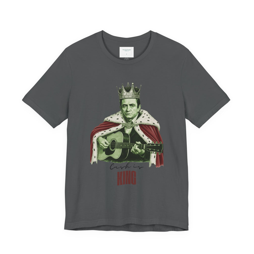 Unisex T Shirt Cash is King  — Vintage Guitar King Graphic Tee