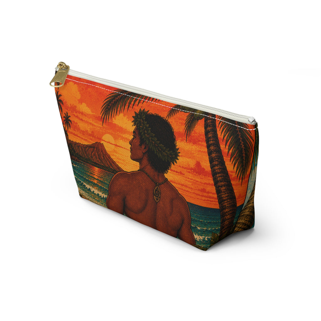 Travel Accessory Pouch — Tropical Hawaiian Print