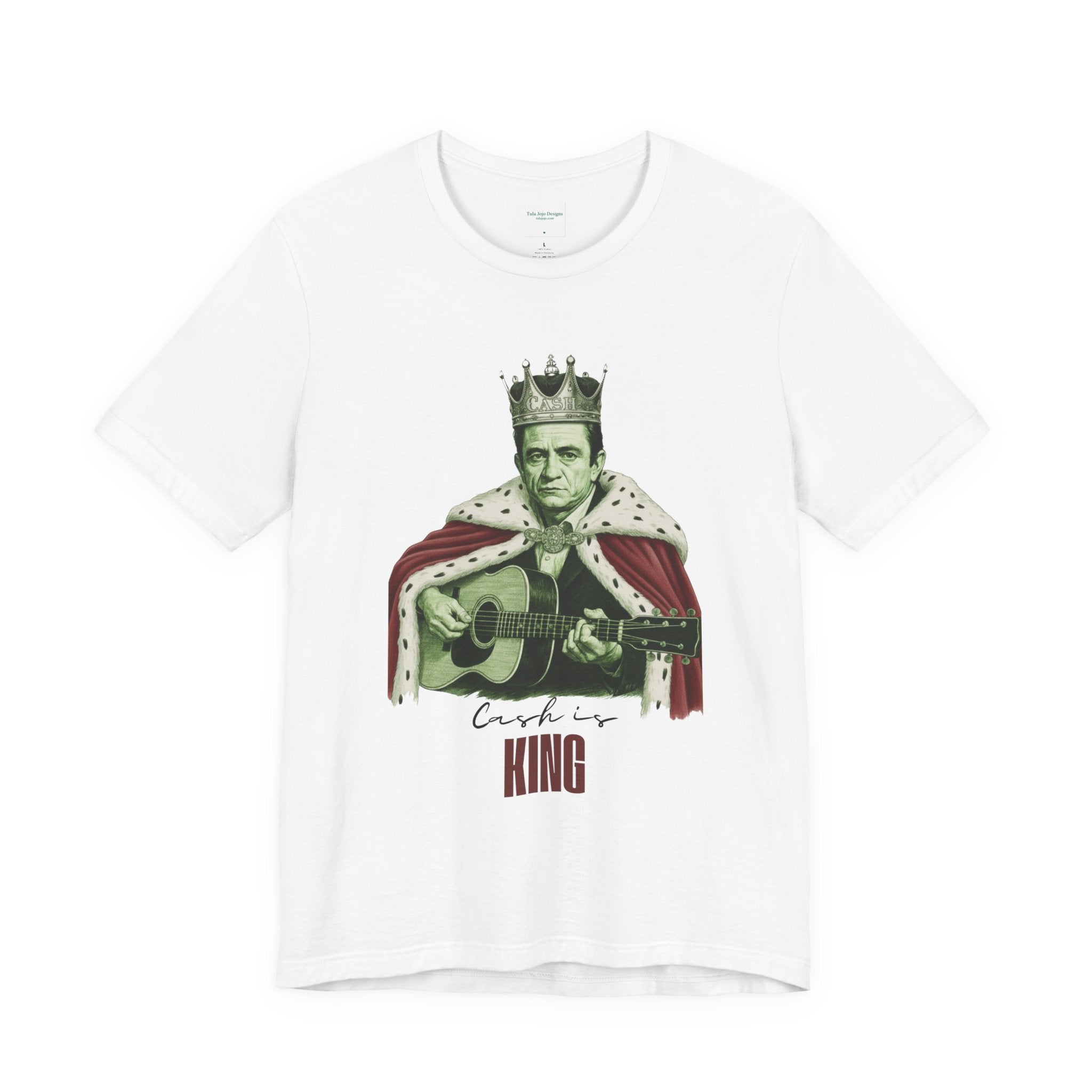 Unisex T Shirt Cash is King  — Vintage Guitar King Graphic Tee