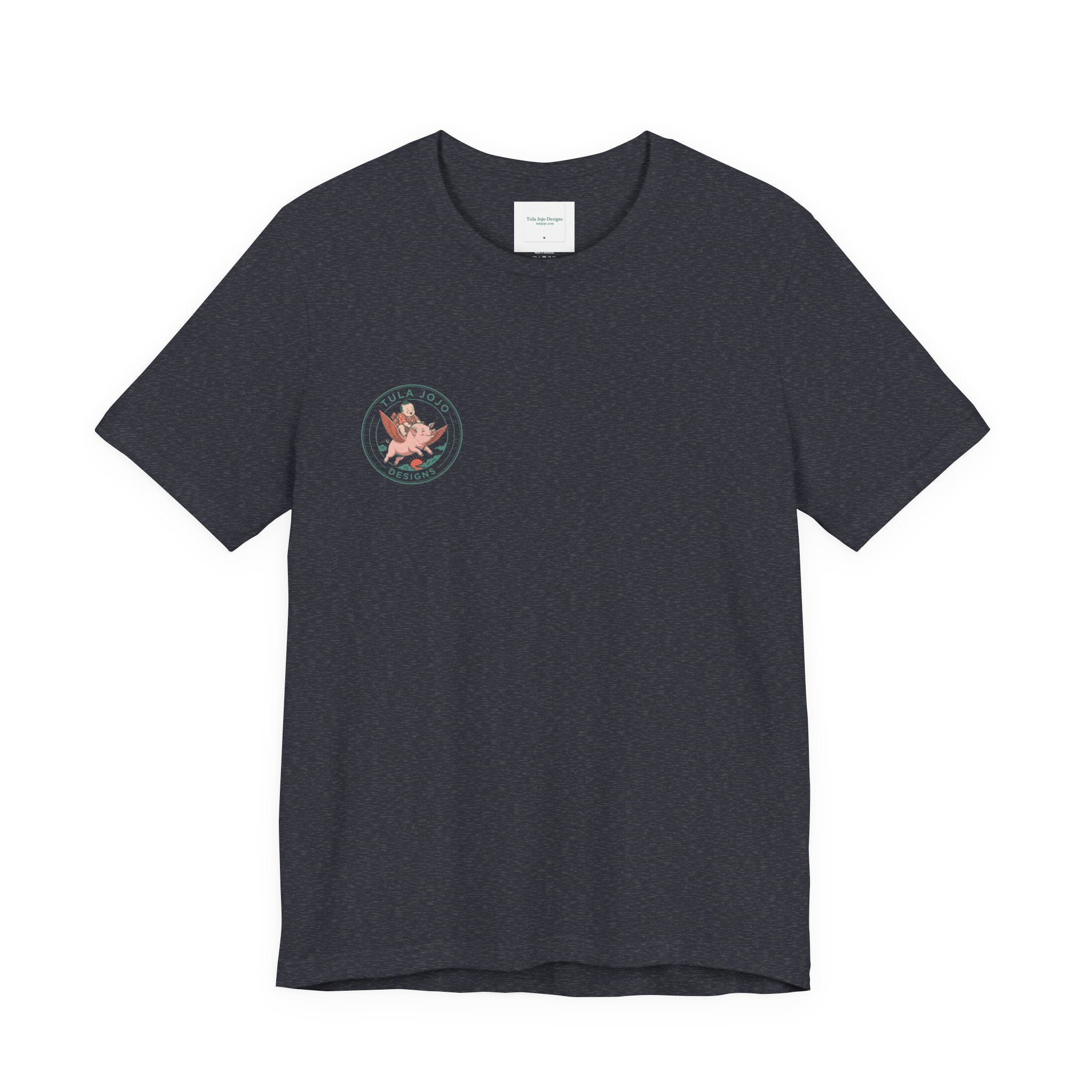 Unisex T Shirt Meditation  — “The Only Way Out Is In” Lotus Buddha