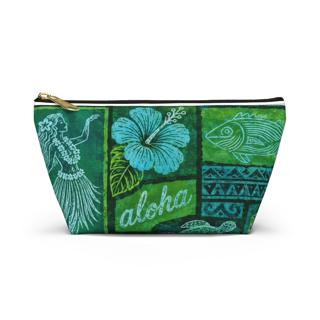 Travel Accessory Pouch — Tropical Hawaiian Print