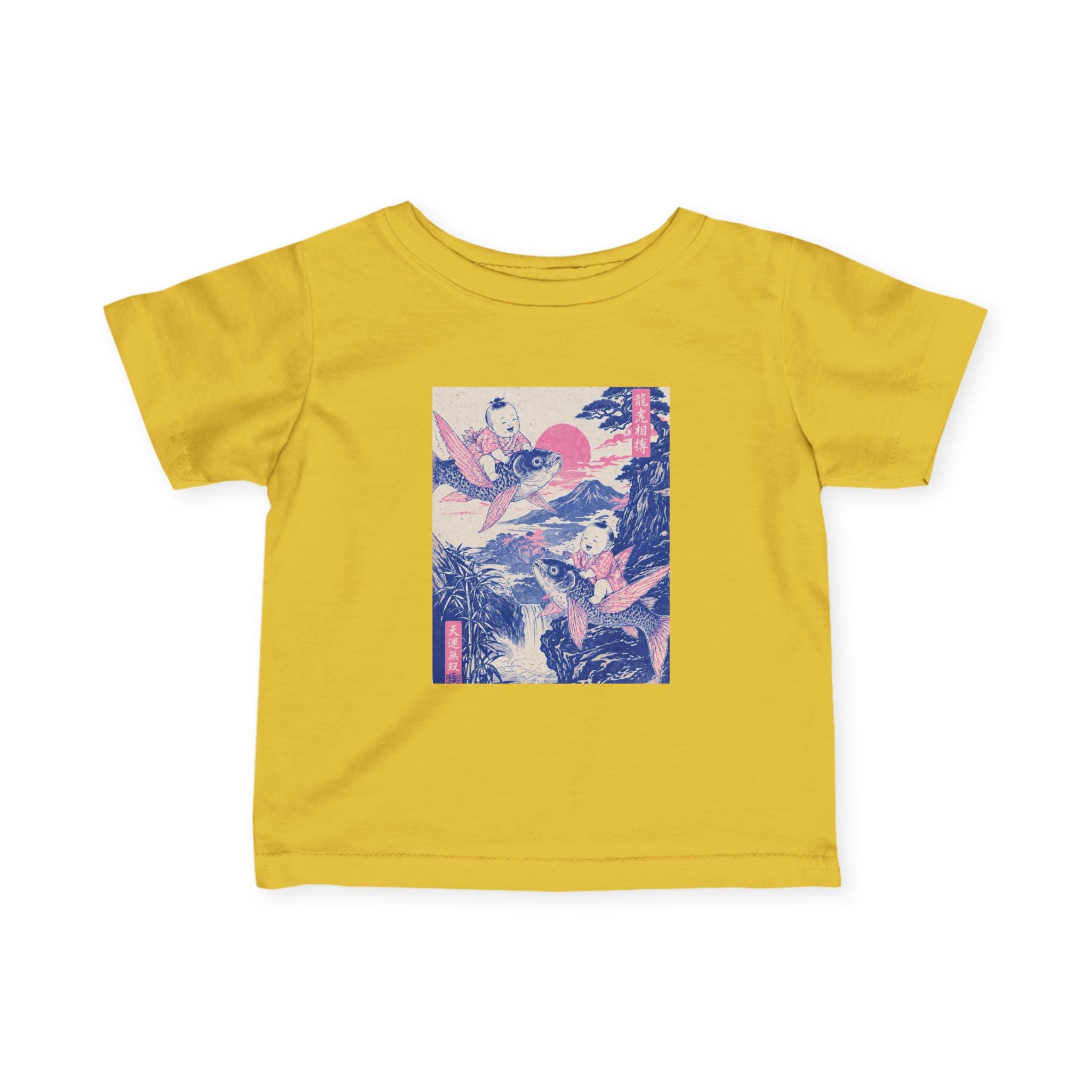 Infant Tee — Vintage Japanese Flying Koi