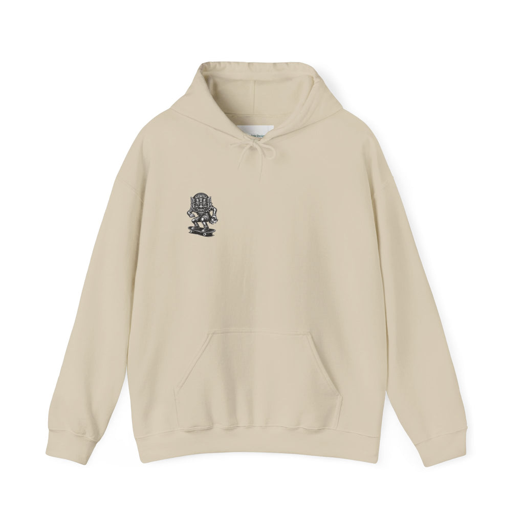 Unisex Hoodie - Living Life Full Tilt Skateboard Graphic Pullover