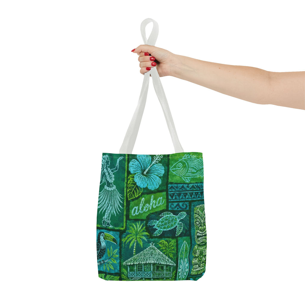 Tote Bag — Vintage Tropical Hawaiian Print