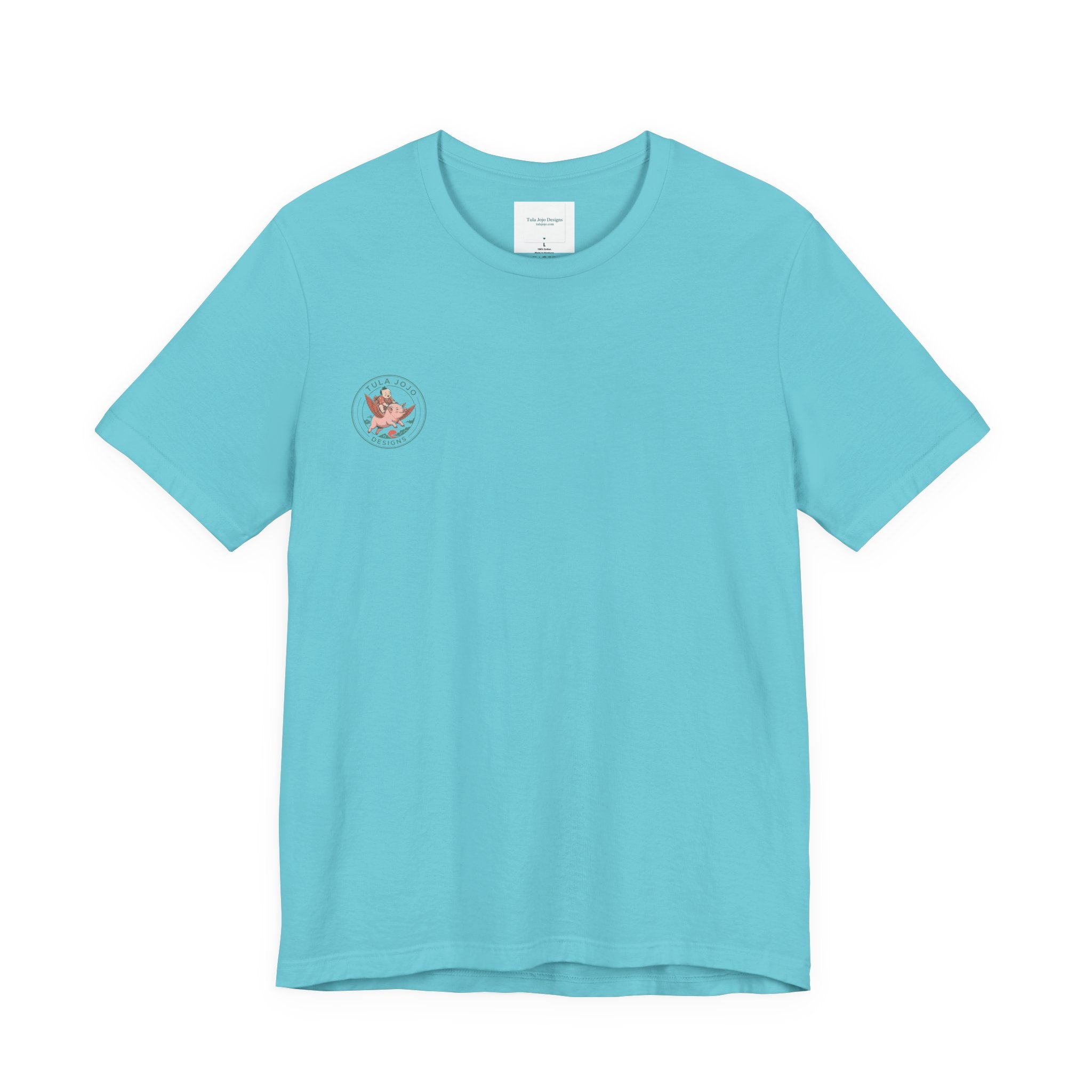Unisex T Shirt Meditation  — “The Only Way Out Is In” Lotus Buddha