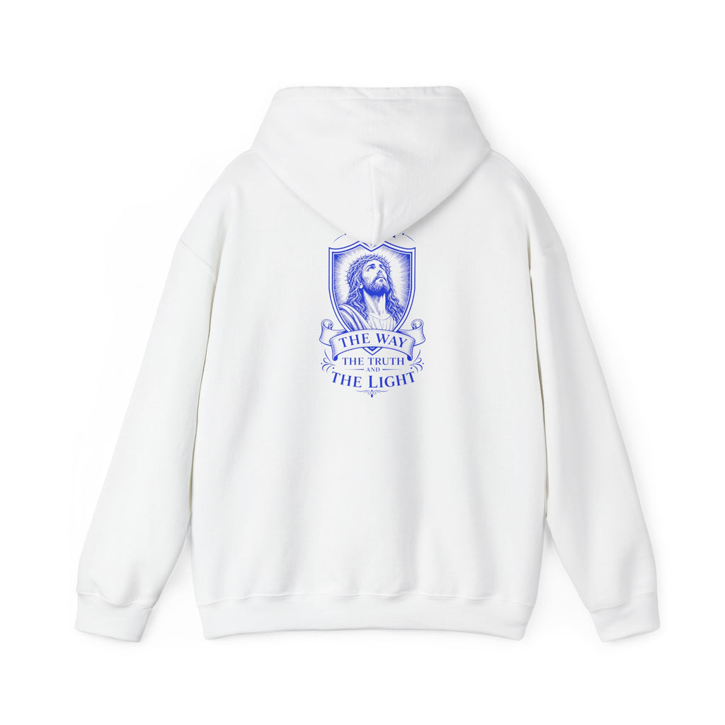 Unisex Hoodie — "The Way, The Truth, The Light" Christian Faith Pullover