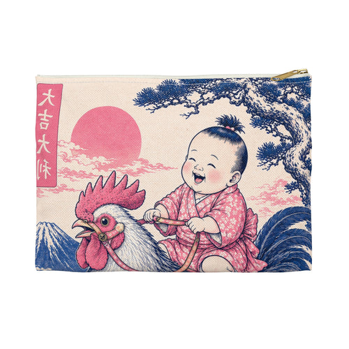 Accessory Pouch — Cute Baby & Rooste Zip Pouch Bag