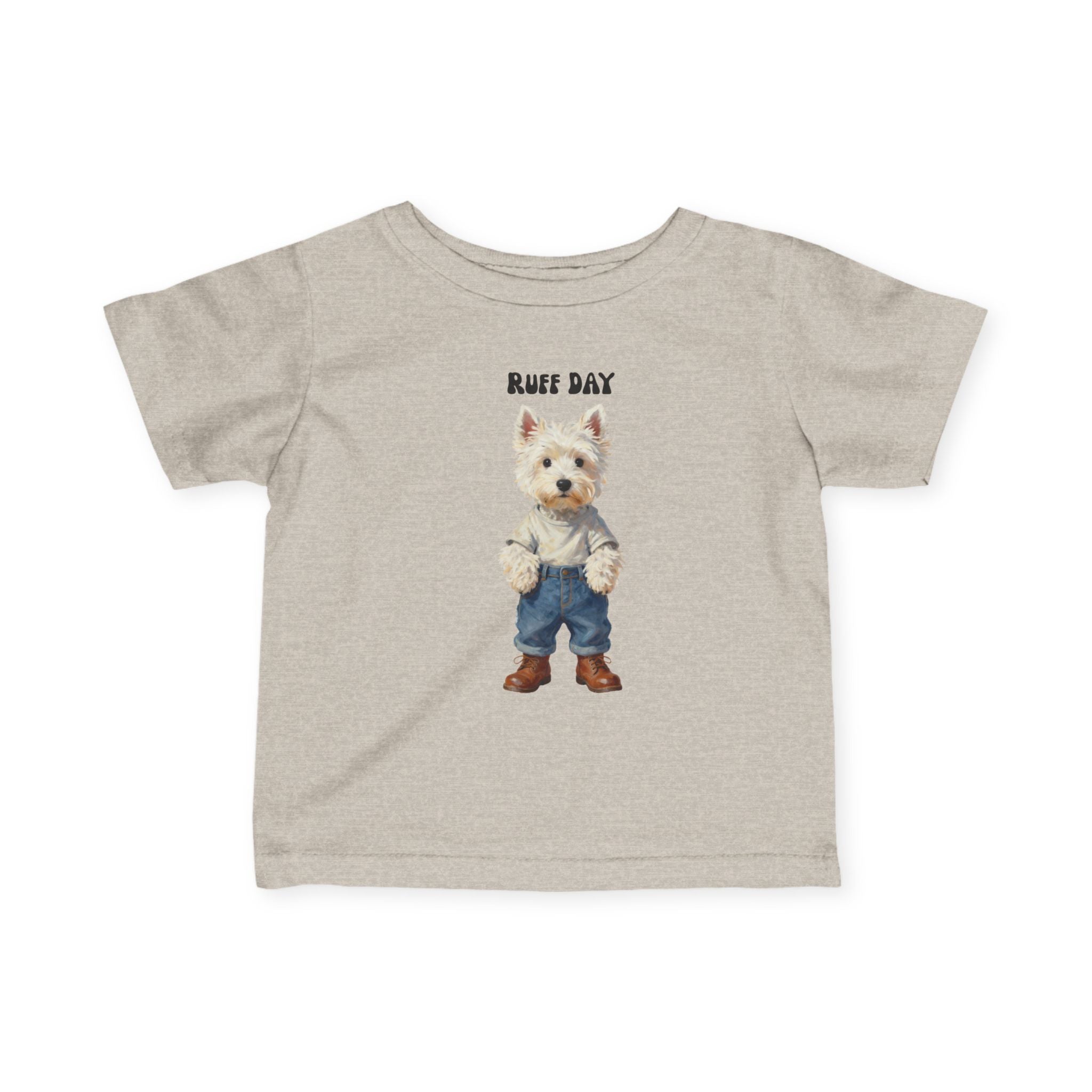 Copy of Infant Tee — Ruff Day Cute Terrier Dog