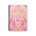 Notebook Love & Harmony Lotus — Floral Asian-Inspired Spiral Journal