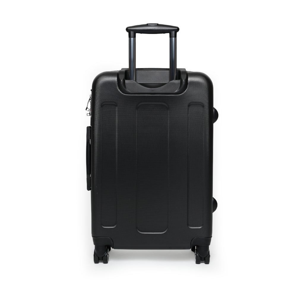 Aloha Tropical Suitcase – Green Hawaiian Stamp Print Luggage